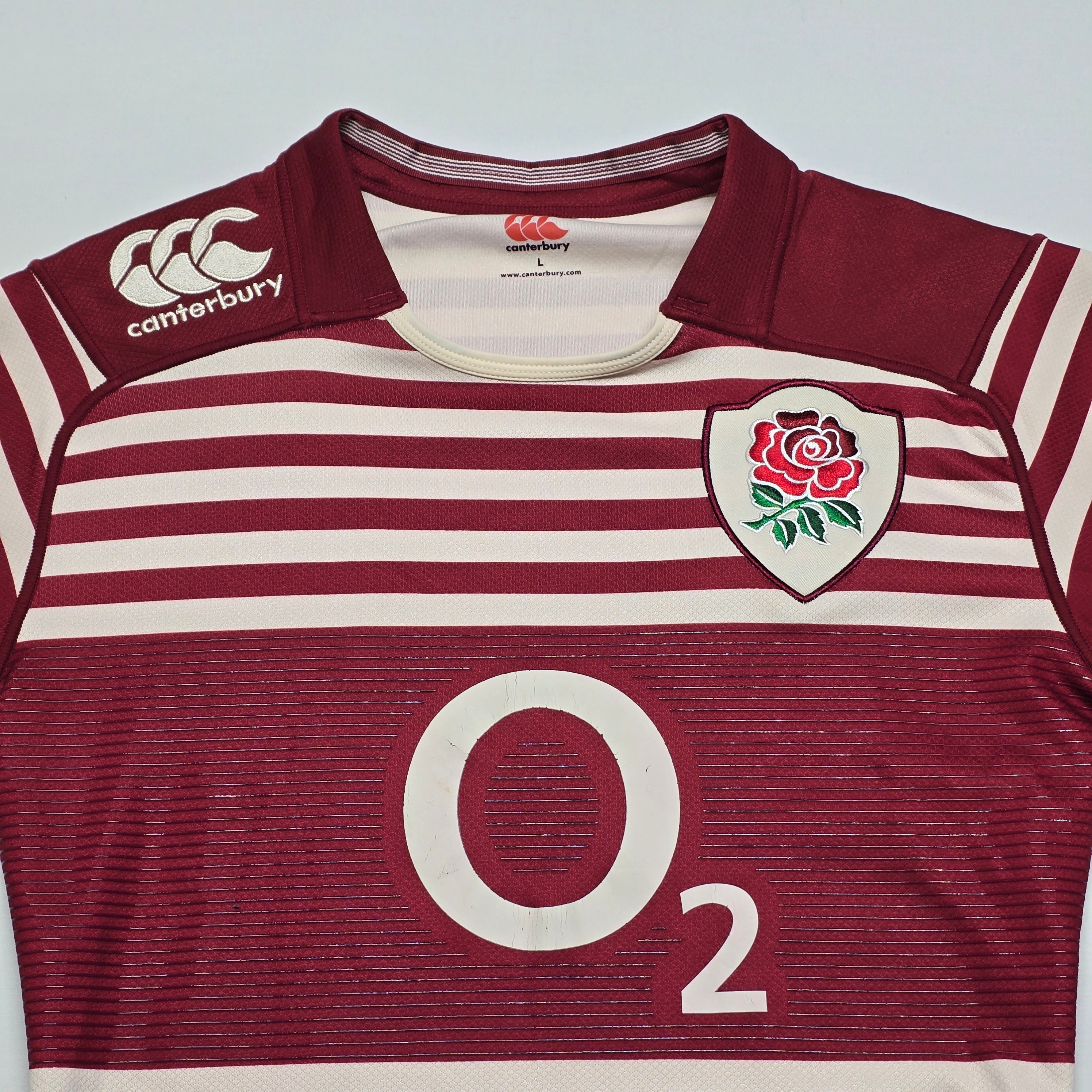 England Rugby 2013 Away Jersey (Player Issued) - "Large" (Small)