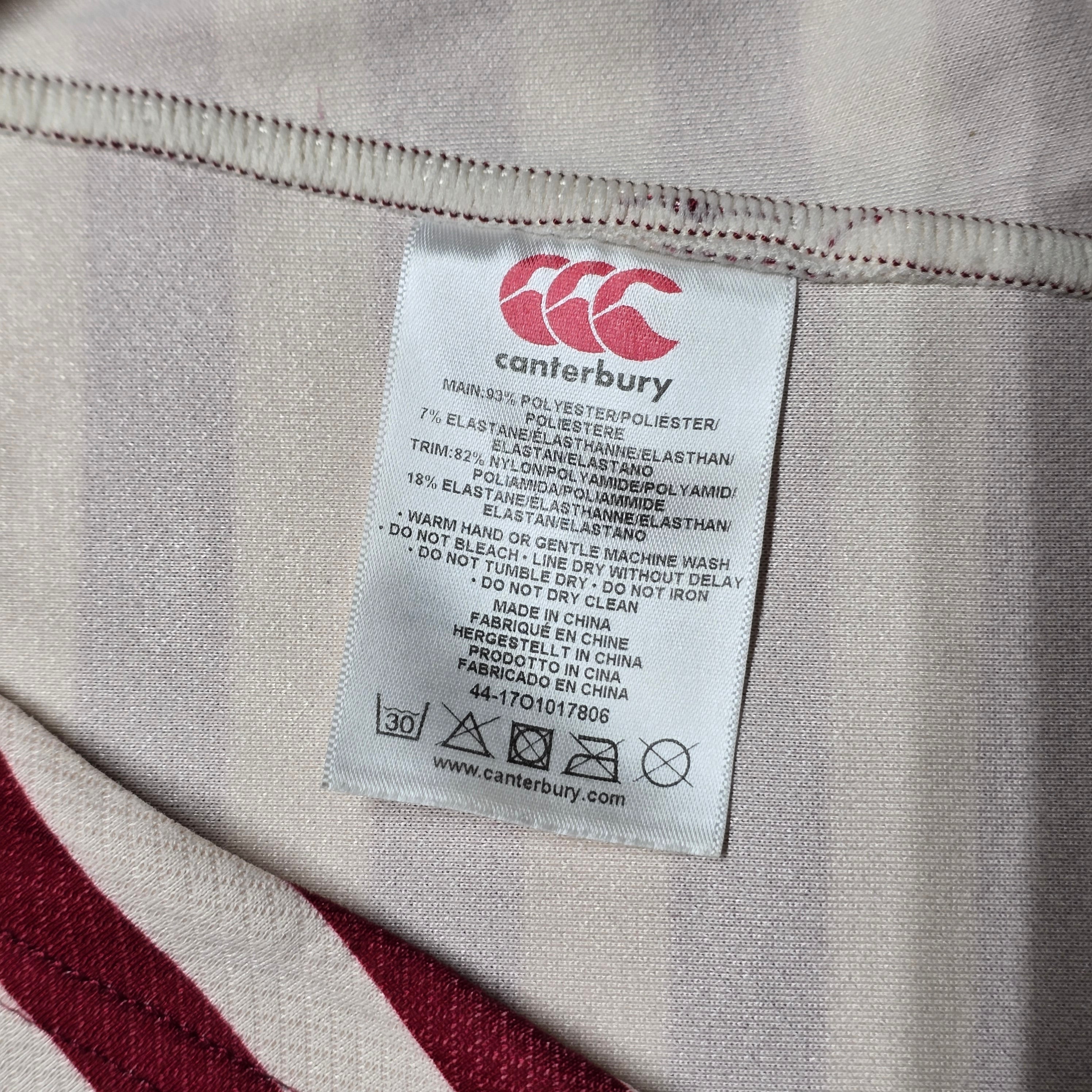 England Rugby 2013 Away Jersey (Player Issued) - "Large" (Small)