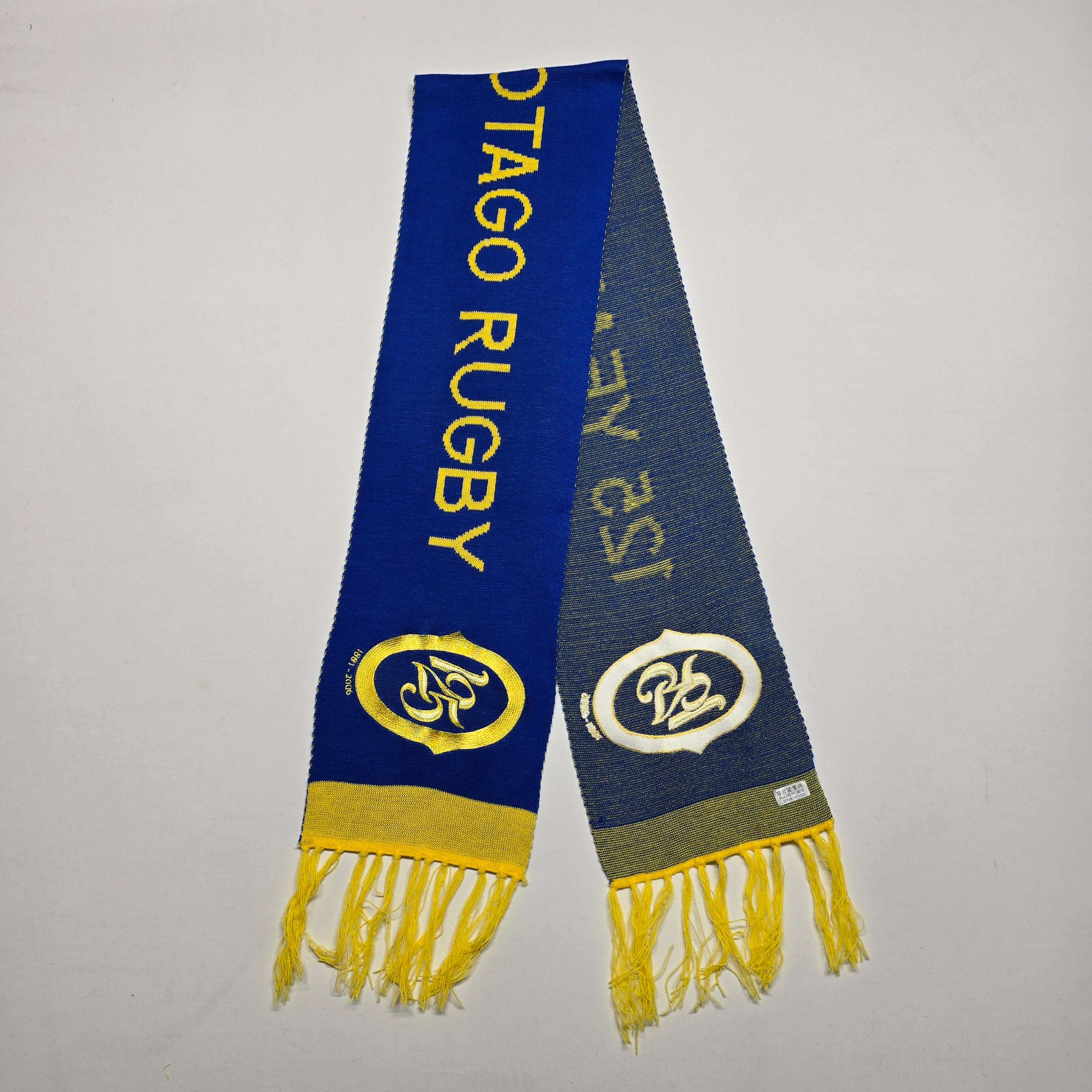 Otago Rugby 125YRS 2006 Scarf - 161X22cm
