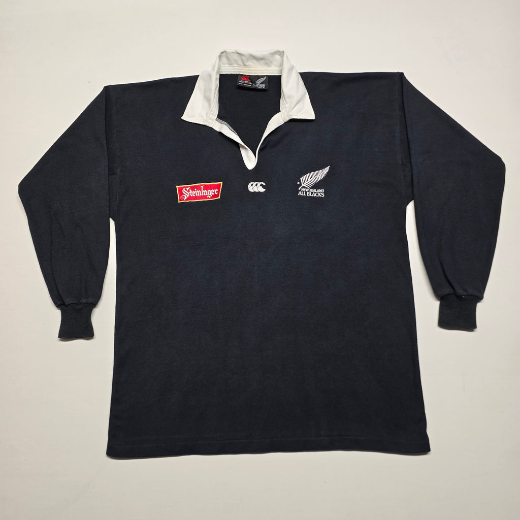 All Blacks 1994/95 Steinlager Long-sleeve Jersey - Large
