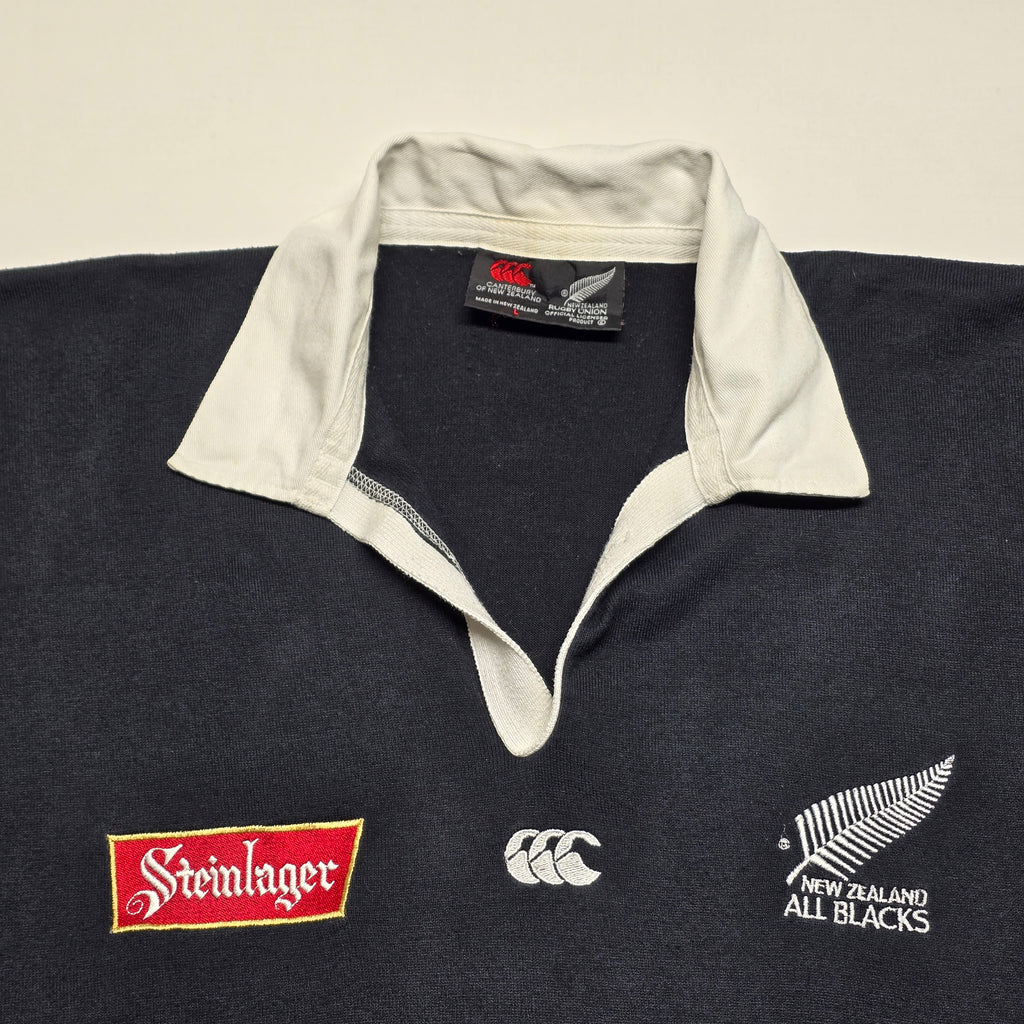 All Blacks 1994/95 Steinlager Long-sleeve Jersey - Large