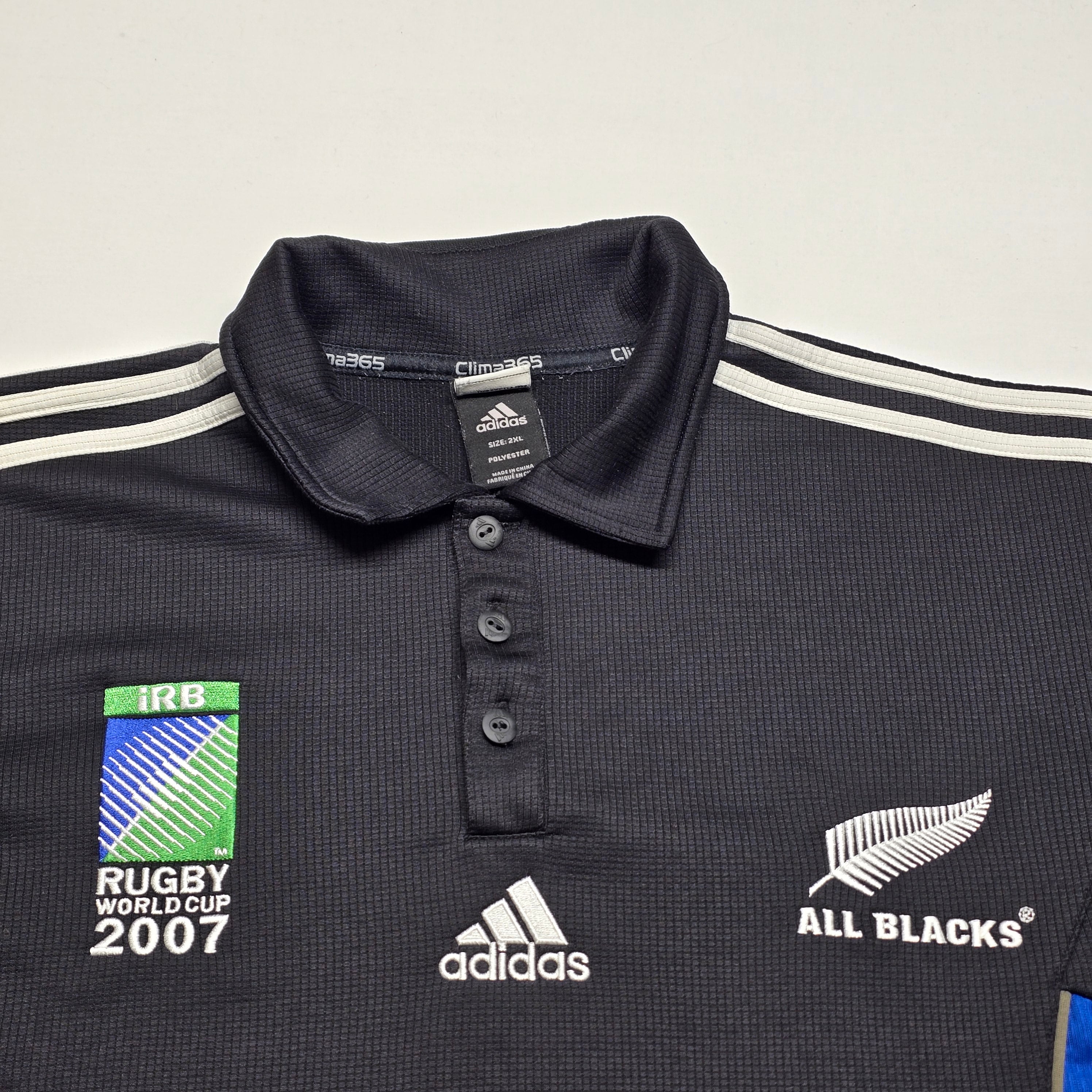 All Blacks 2007 RWC Polo - 2XL – Seized Vintage