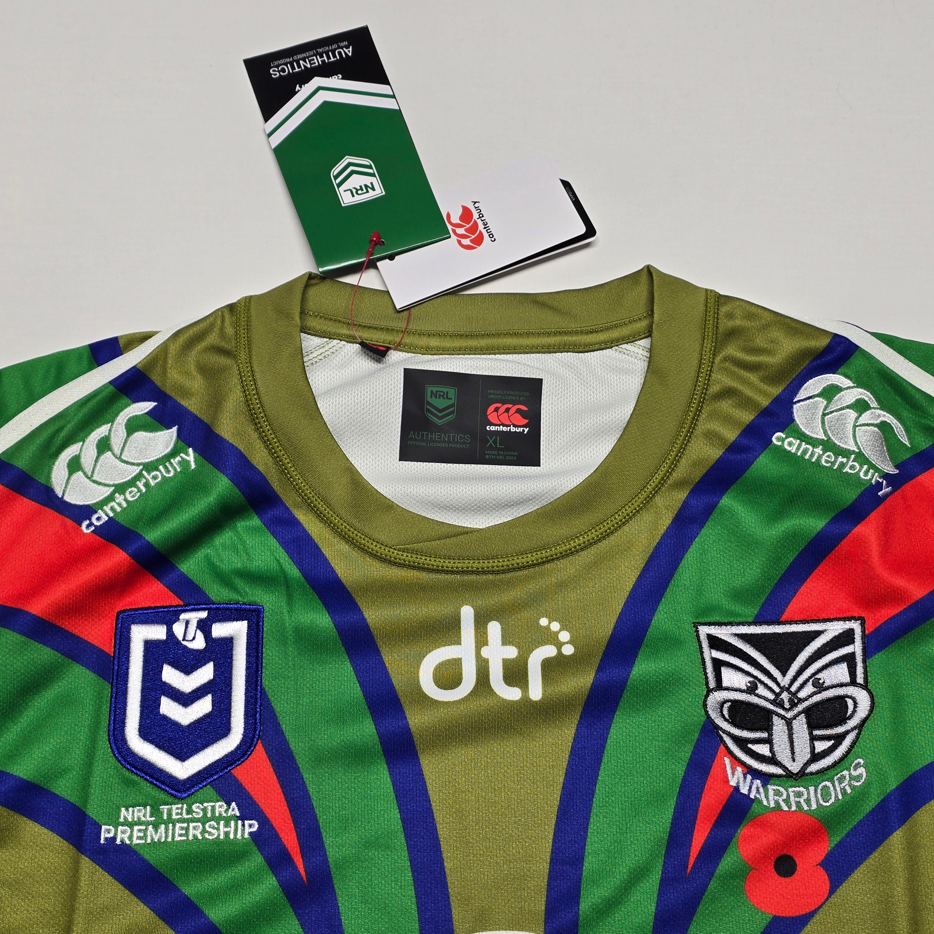 NZ Warriors 2020 ANZAC Jersey (BNWT'S) - XL