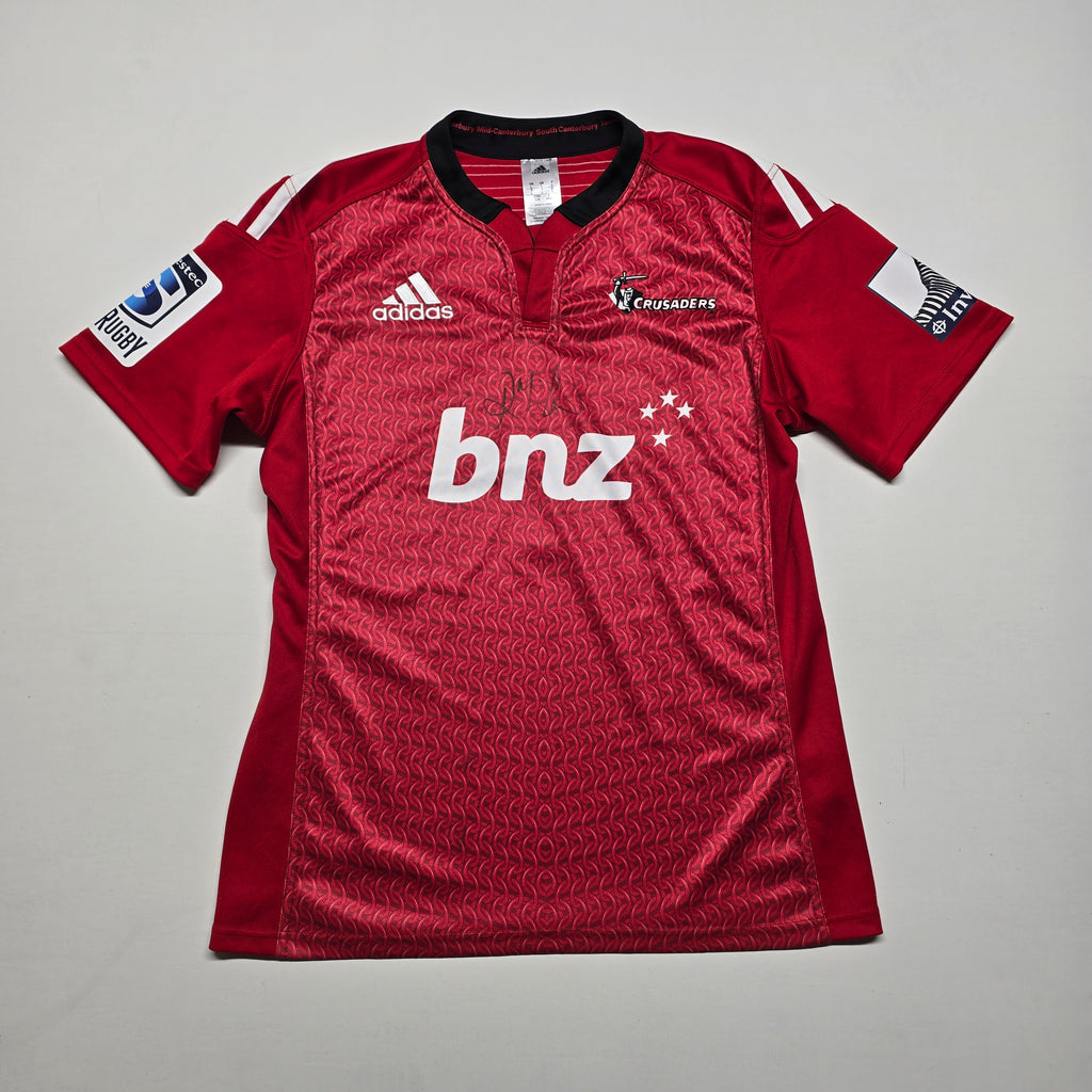 Crusaders 2014/15 Home Jersey (Signed by Richie McCaw) - Large