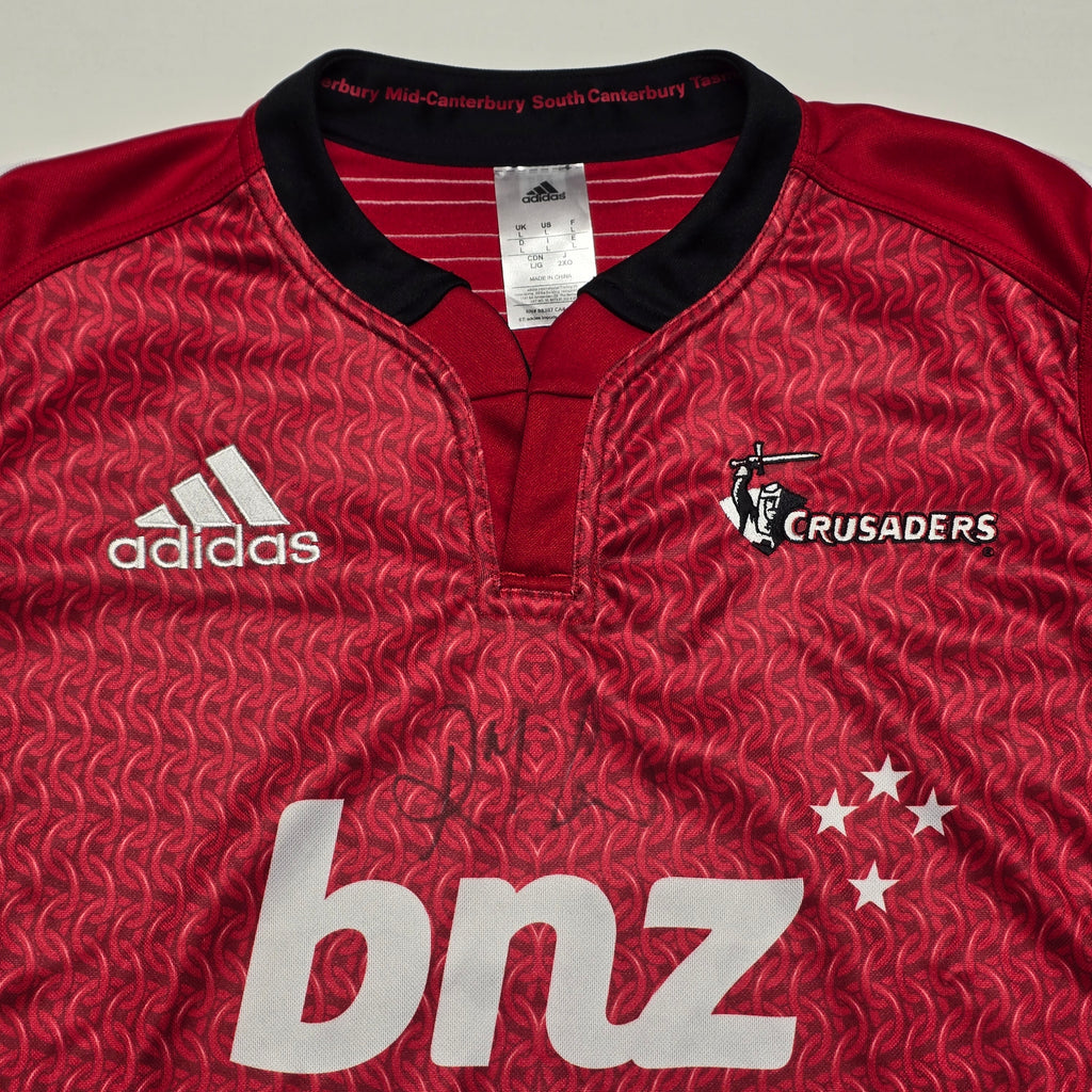 Crusaders 2014/15 Home Jersey (Signed by Richie McCaw) - Large