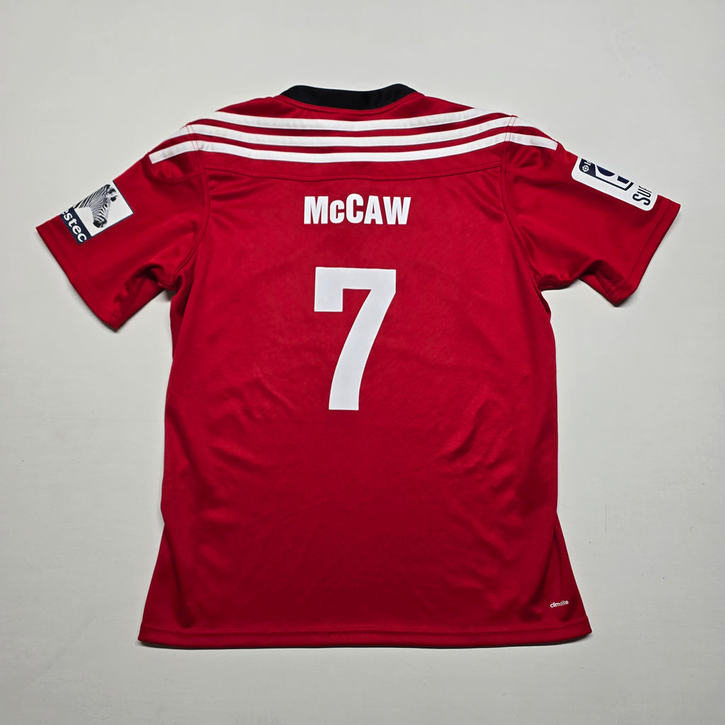 Crusaders 2014/15 Home Jersey (Signed by Richie McCaw) - Large