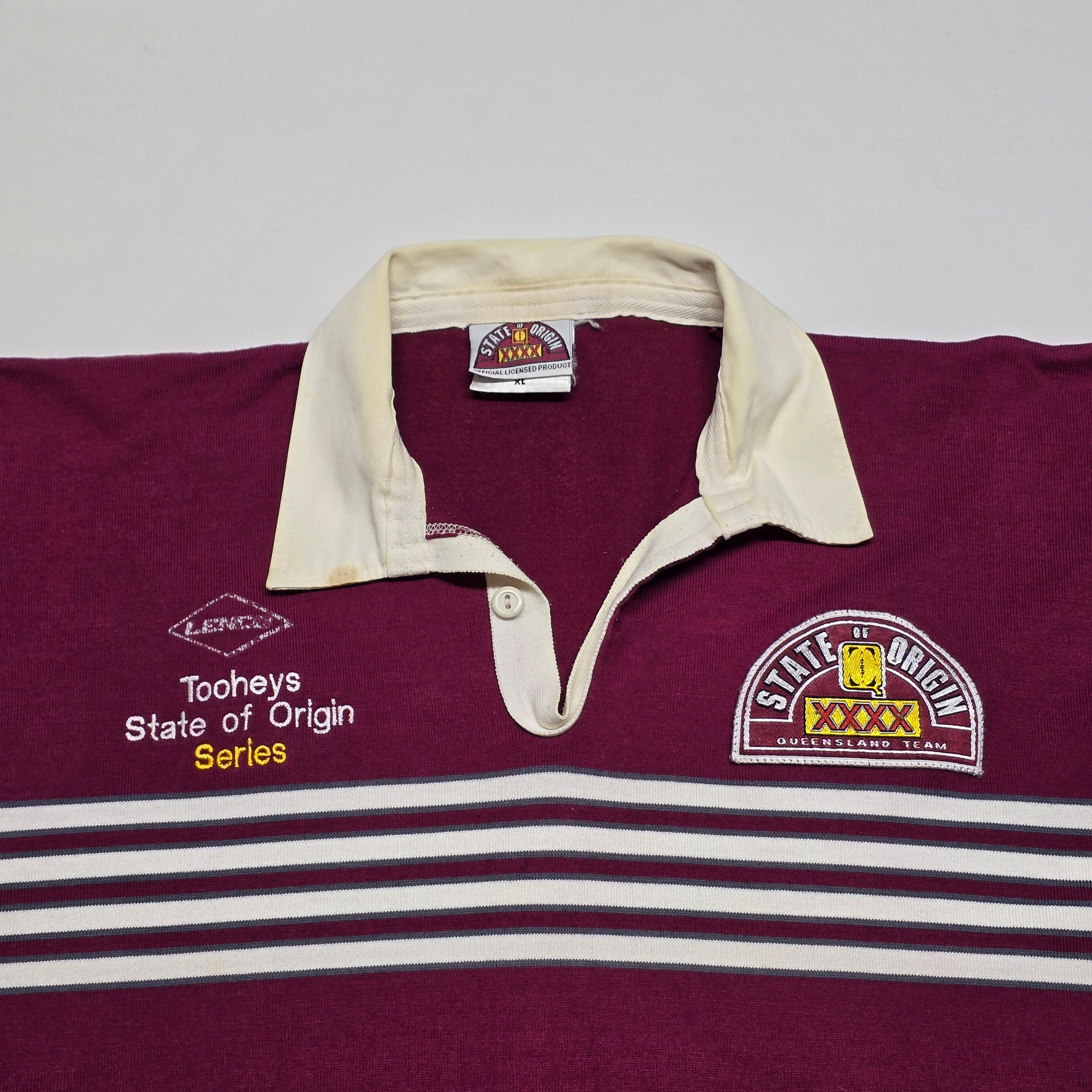 QLD Maroons 1990's Jersey - "XL" (Small-Medium)