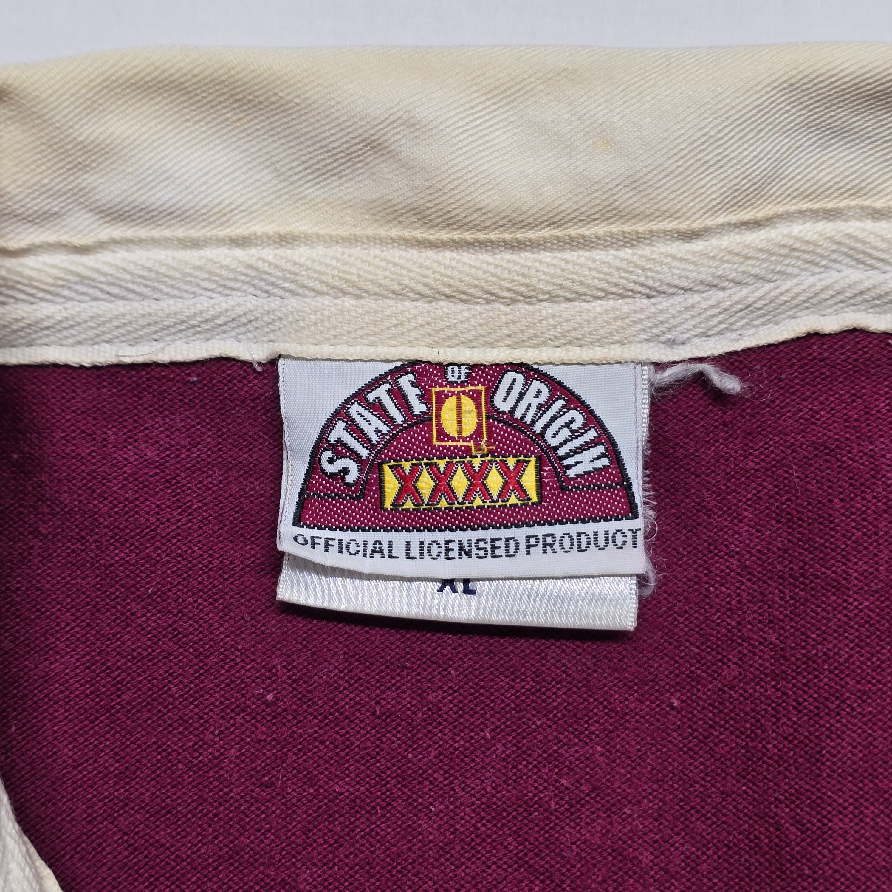 QLD Maroons 1990's Jersey - "XL" (Small-Medium)