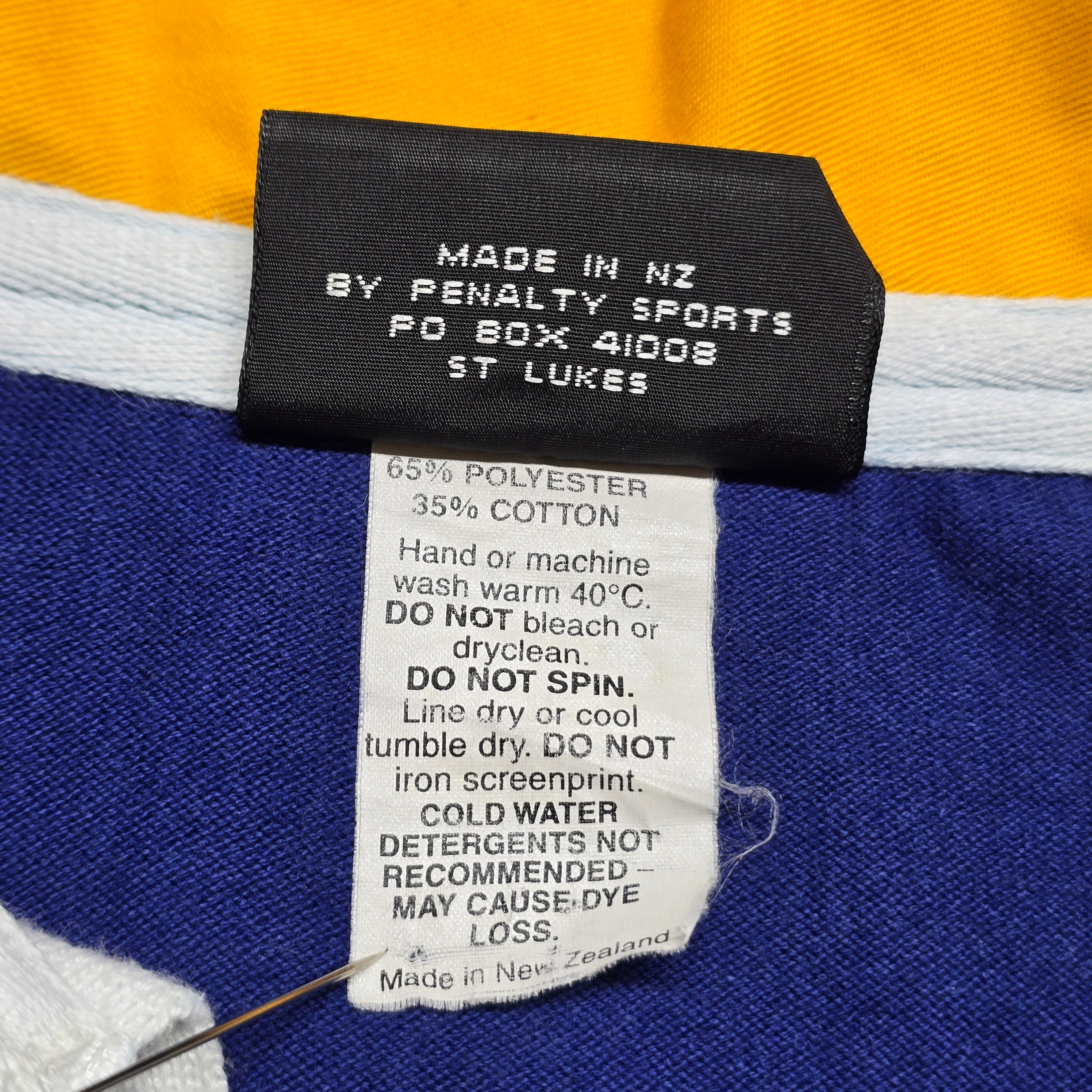 Otago Style Long-Sleeve Rugby Jersey - Large