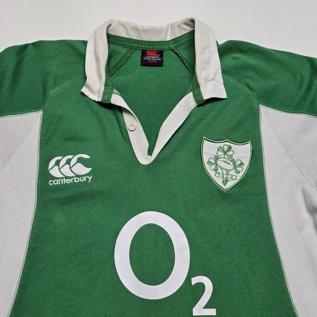 Ireland Rugby 2007 Home Long-Sleeve Jersey - Medium
