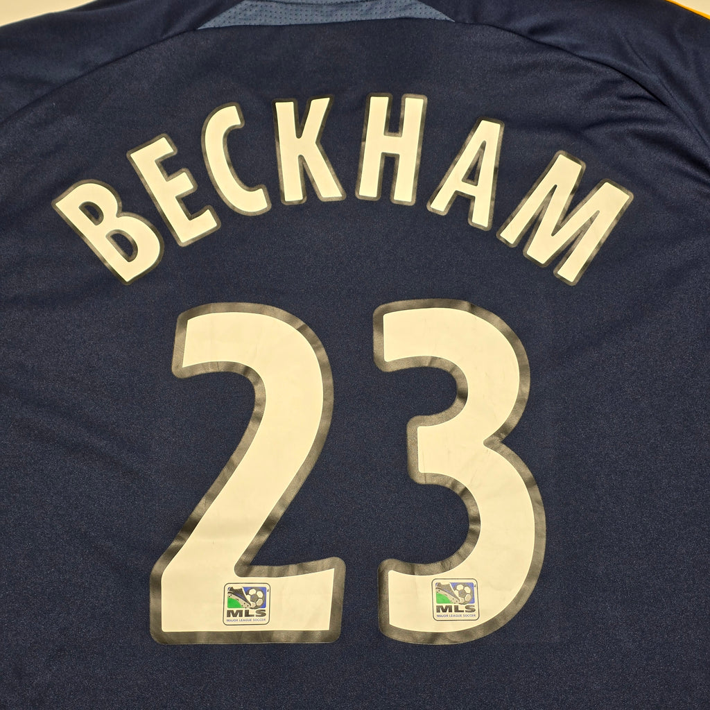 LA Galaxy 2007 Away David Beckham Shirt - 2XL