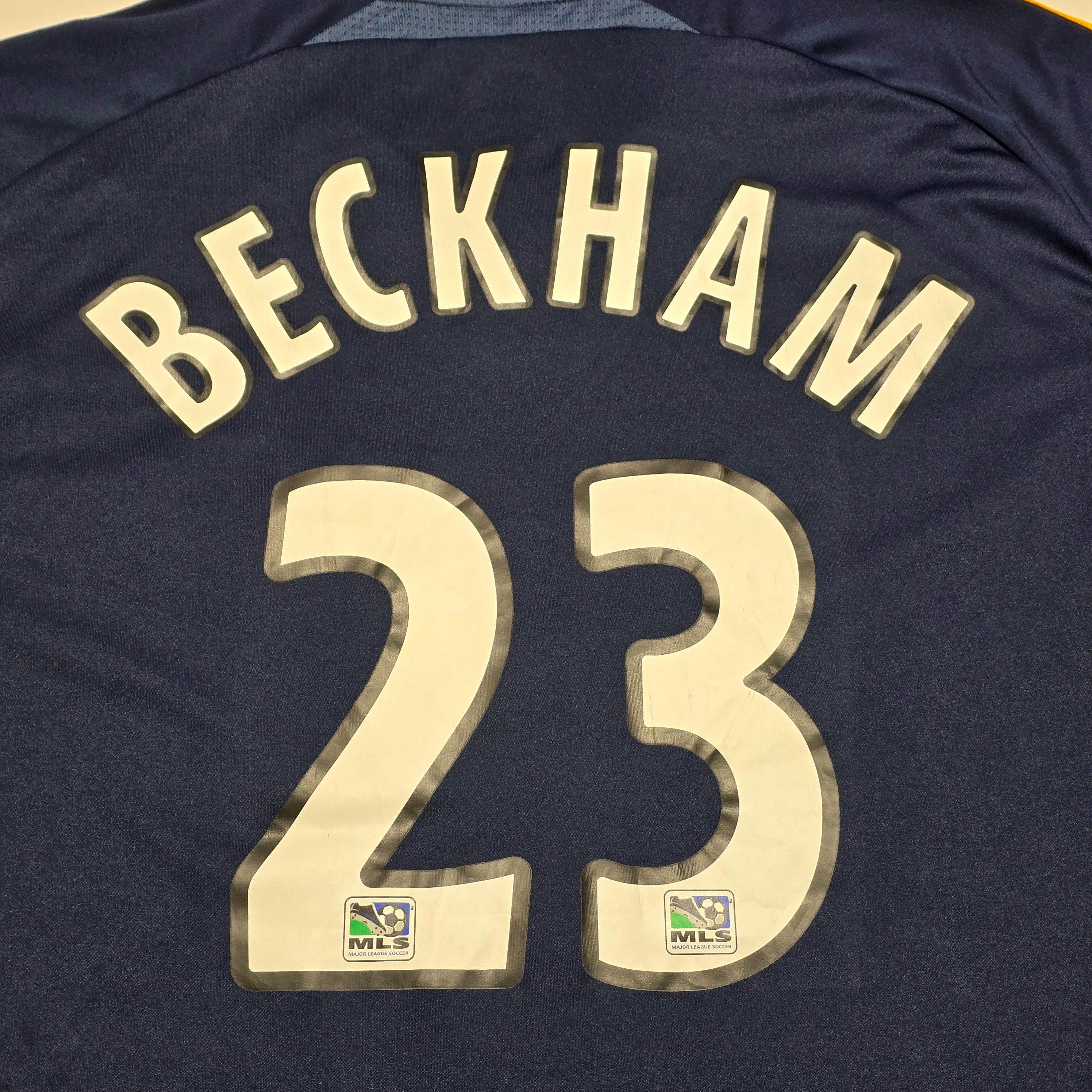 LA Galaxy 2007 Away David Beckham Shirt - 2XL