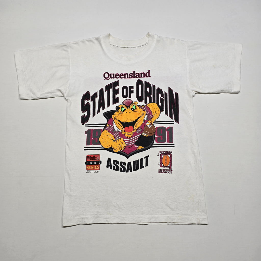 QLD Maroons 1991 T-shirt - XS/Small
