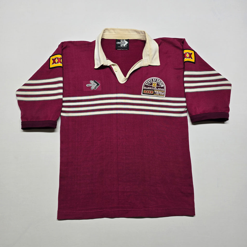 QLD Maroons 1990's Jersey - "Medium" (XS/Small)