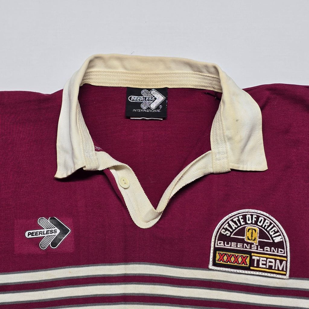 QLD Maroons 1990's Jersey - "Medium" (XS/Small)