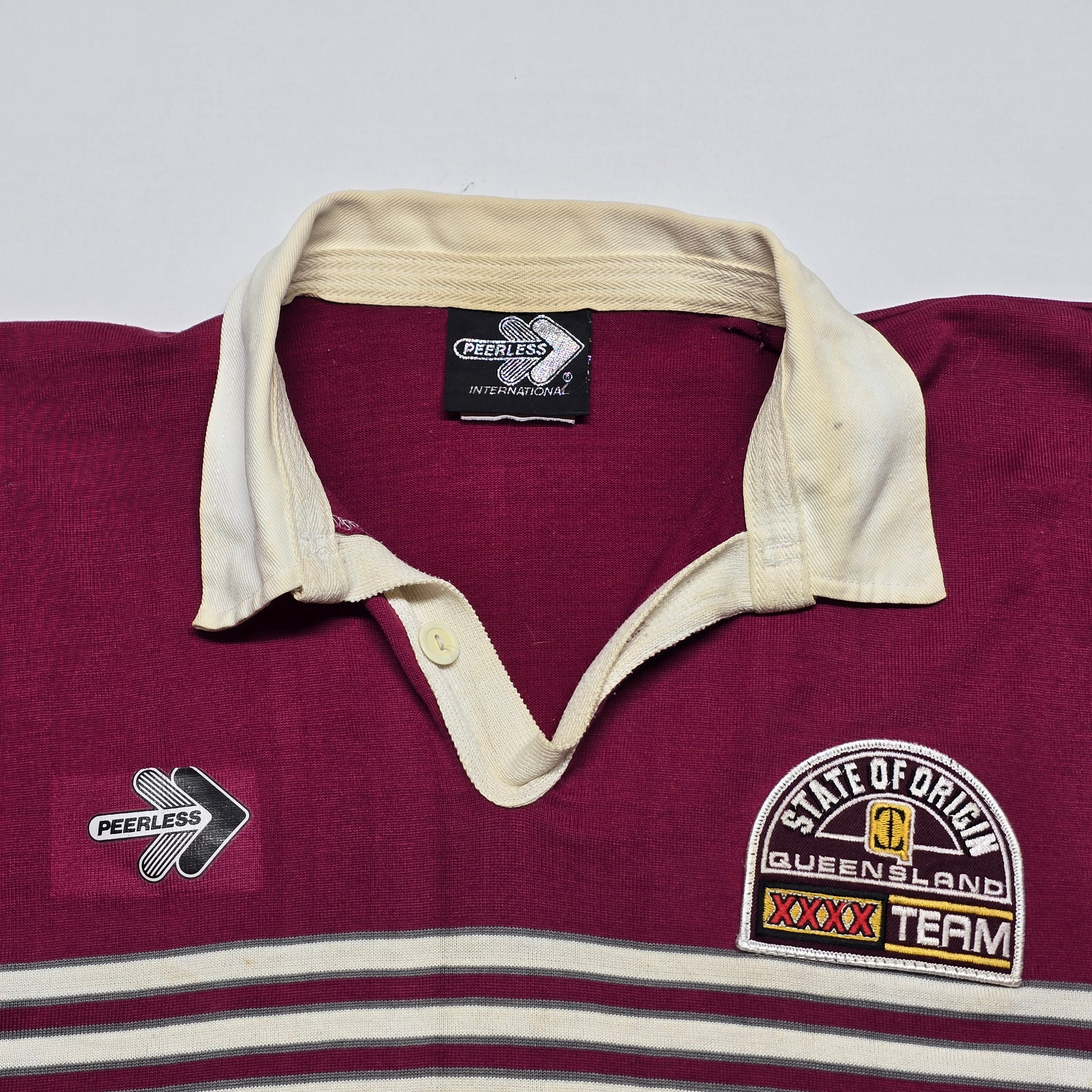 QLD Maroons 1990's Jersey - "Medium" (XS/Small)