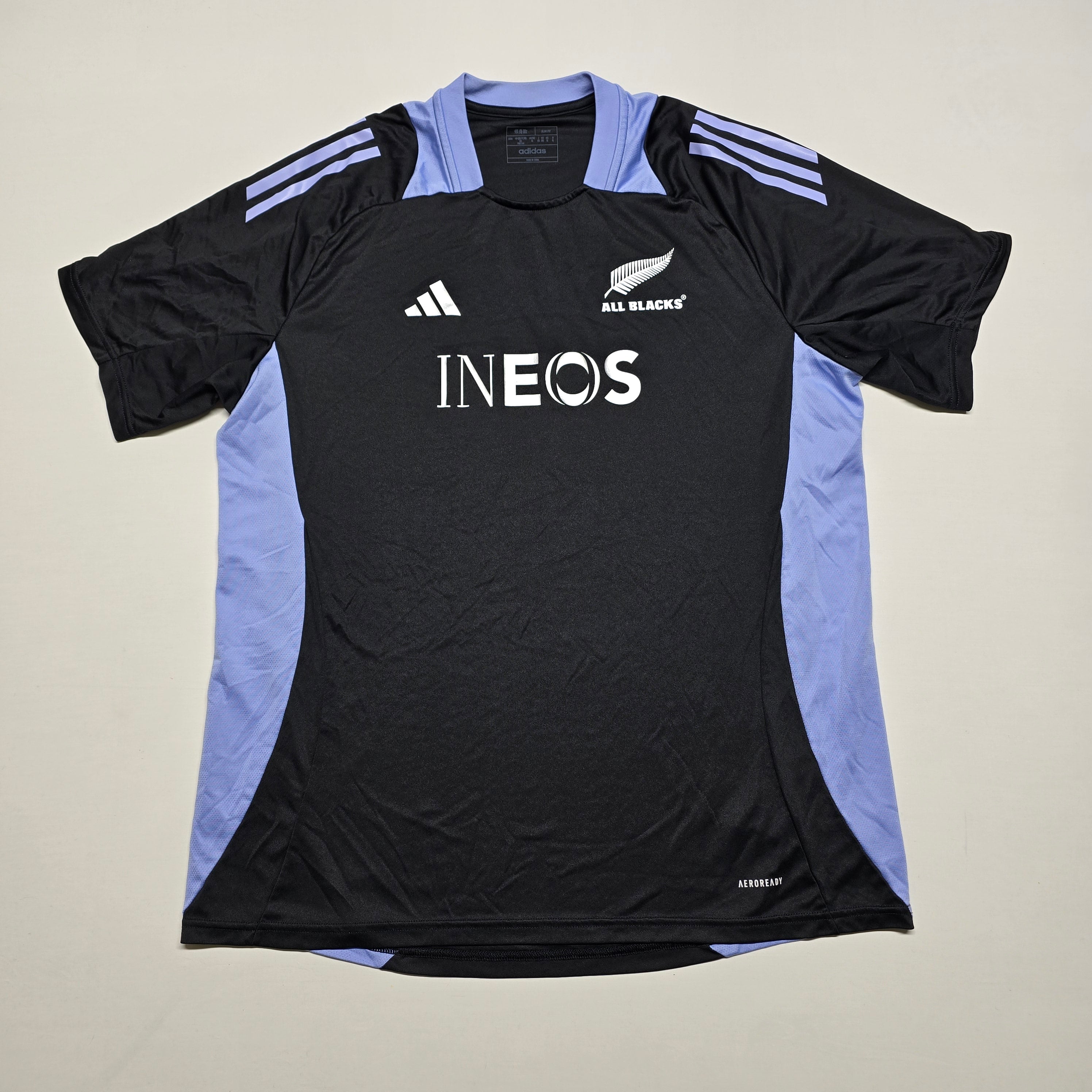 All Blacks 2024 Training T-shirt (Player Issued/Sevu Reece) - XL