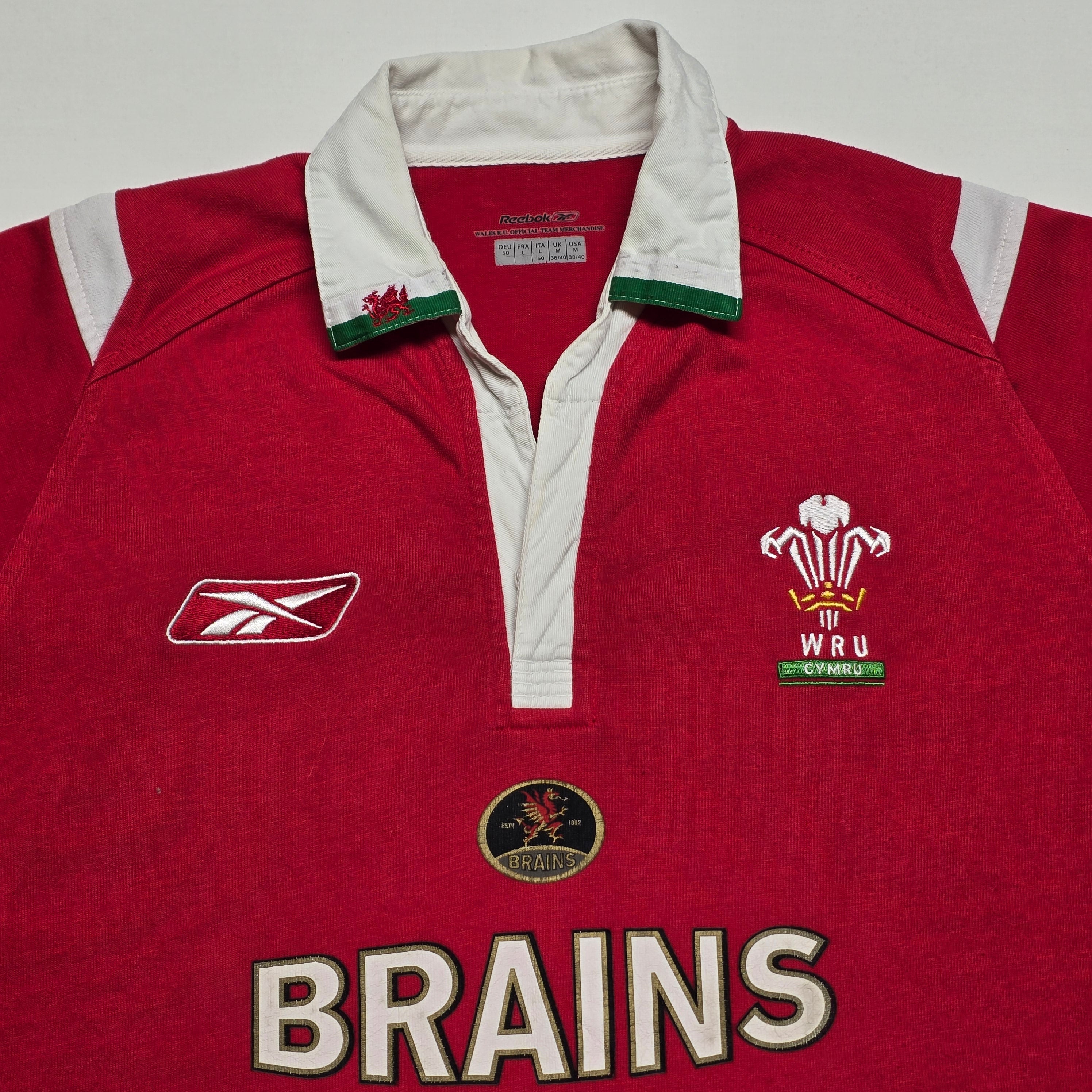 Wales 2005 Home Jersey - Medium