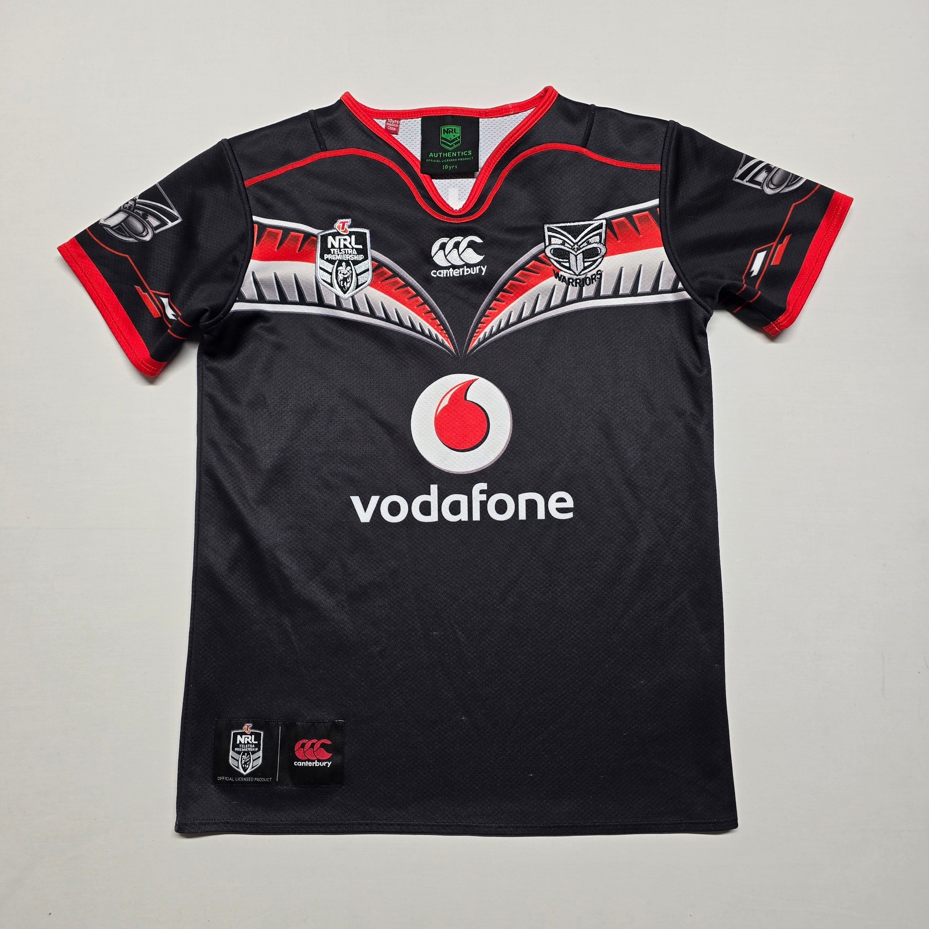 NZ Warriors 2016 Home Jersey - 10YRS