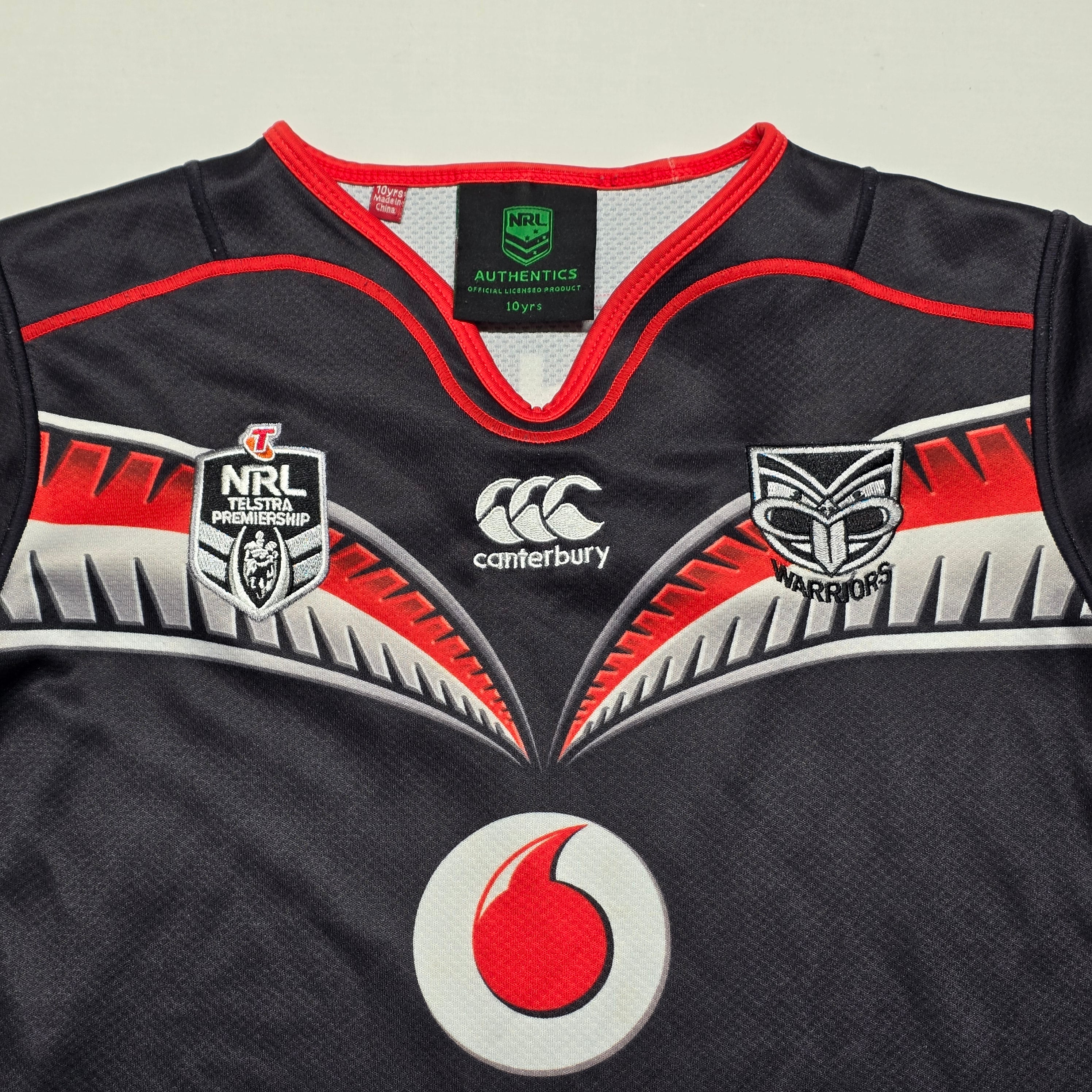 NZ Warriors 2016 Home Jersey - 10YRS