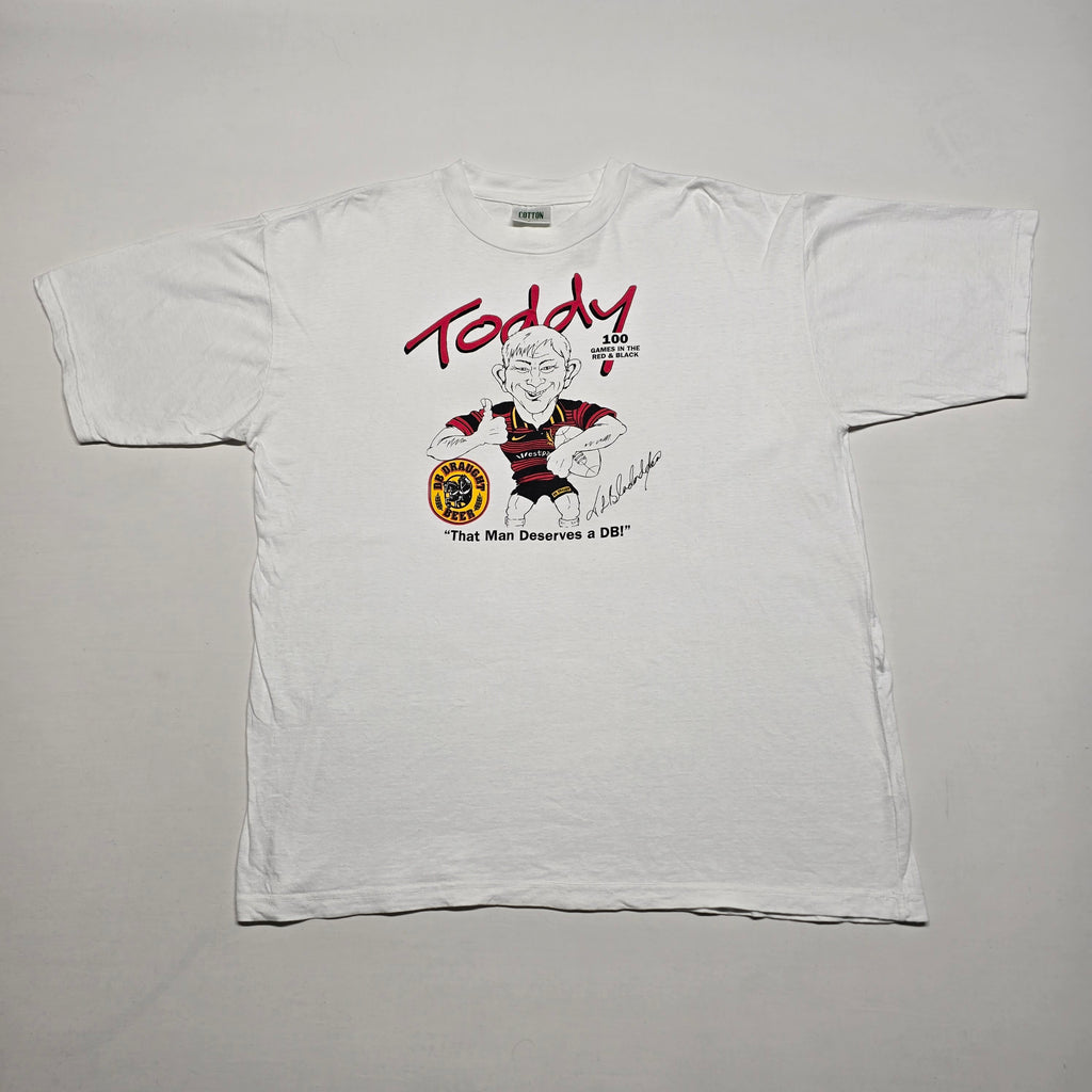 Canterbury Rugby (CRFU) Todd Blackadder 100 Games T-shirt - XL