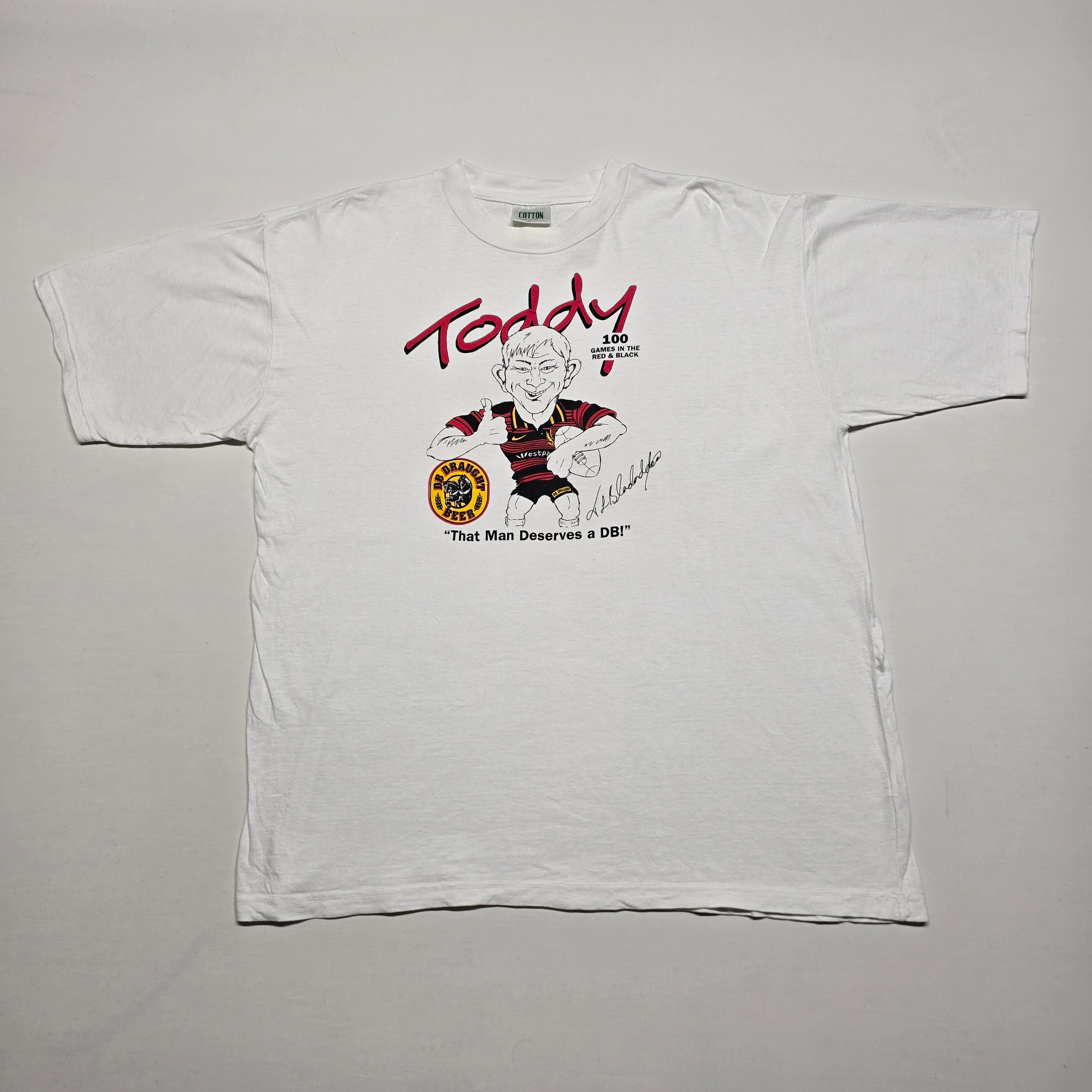 Canterbury Rugby (CRFU) Todd Blackadder 100 Games T-shirt - XL