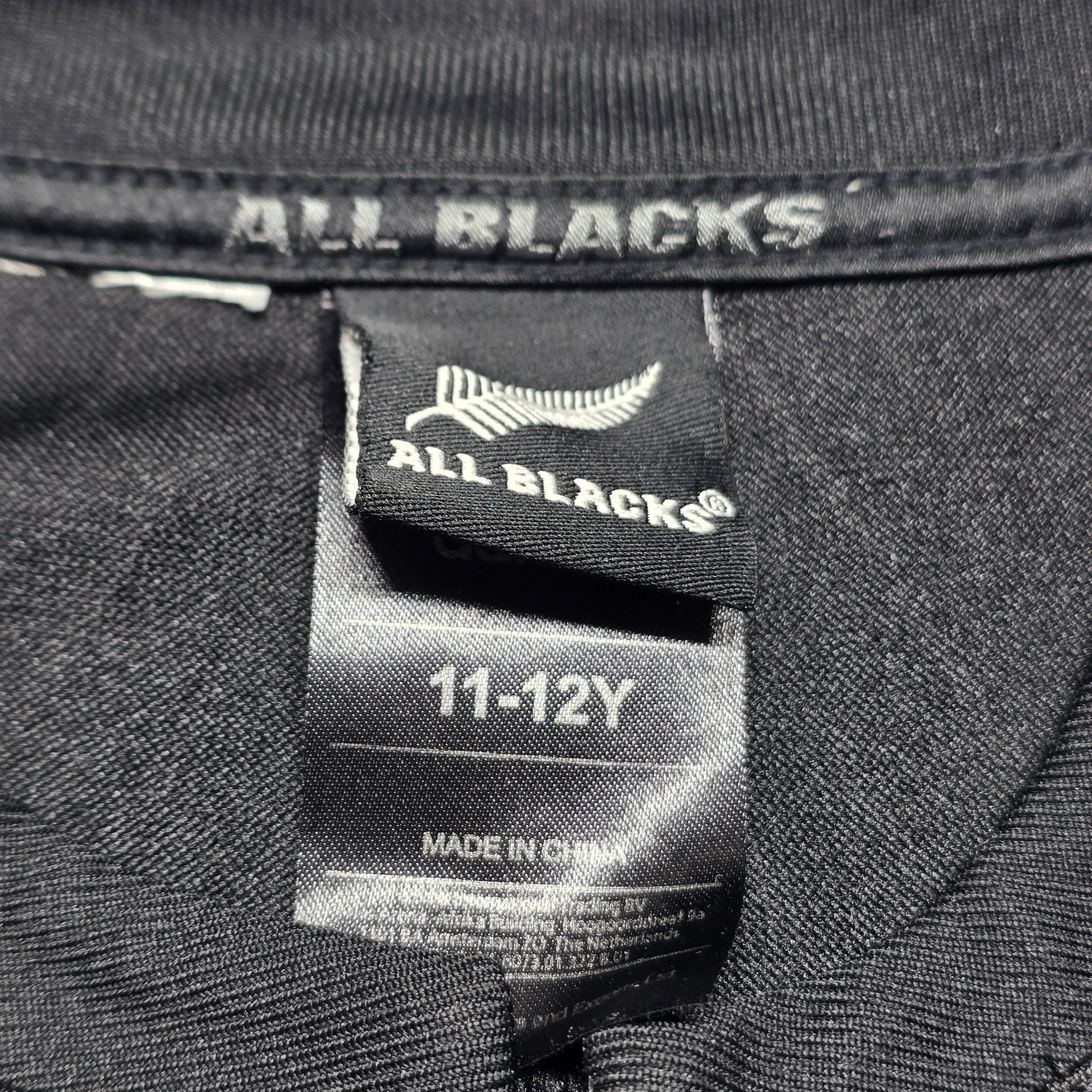All Blacks 2015 RWC Home Jersey - 11/12YRS