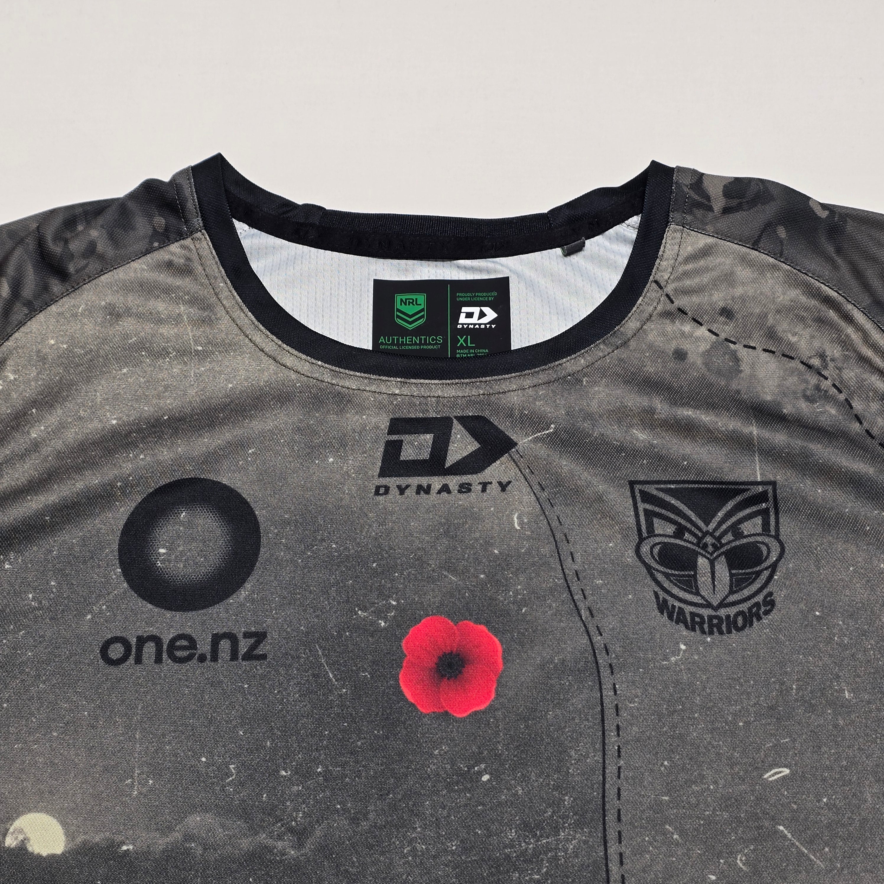 NZ Warriors 2024 ANZAC Training T-shirt - XL