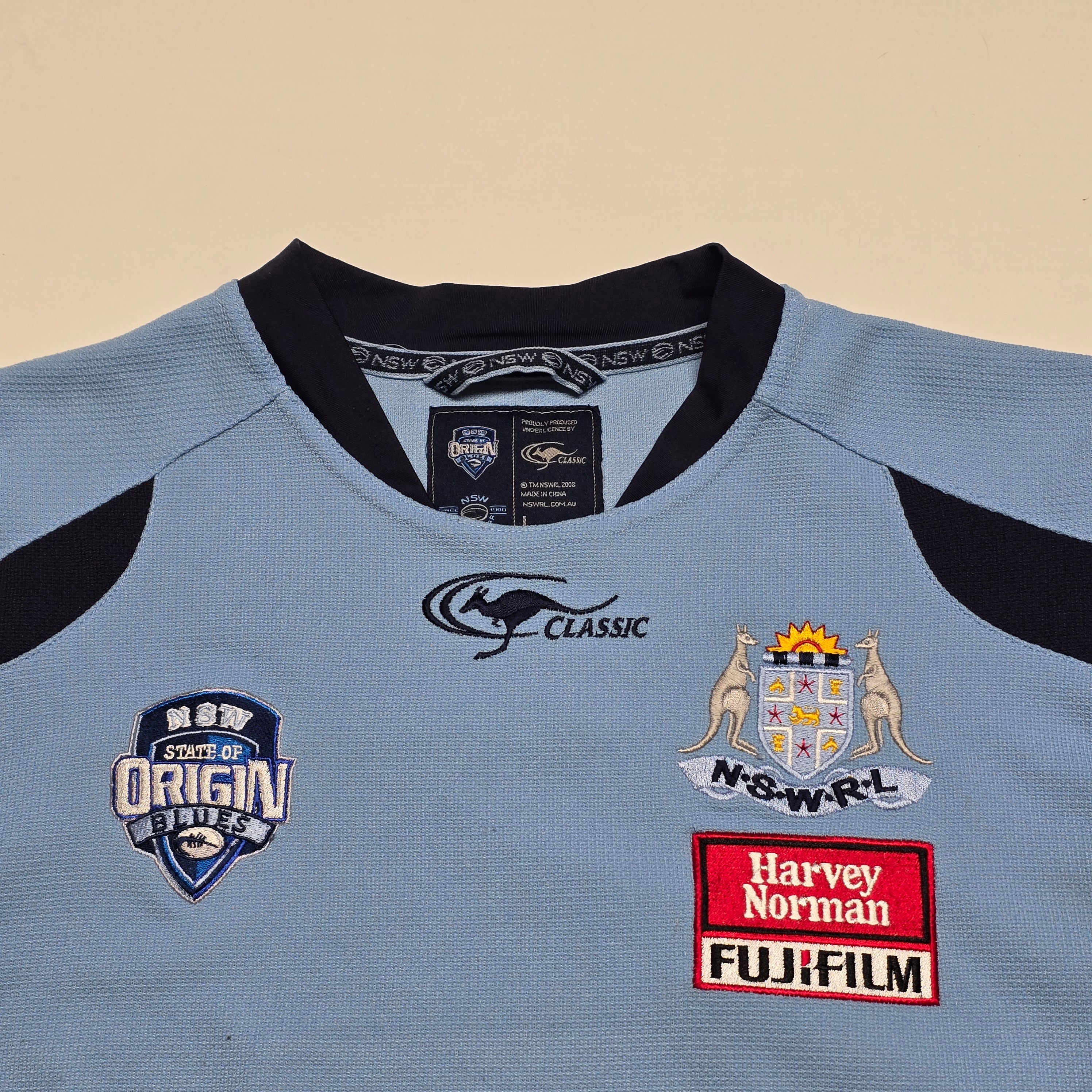 NSW Blues (Circa 2010) Jersey - "Large" (Medium)