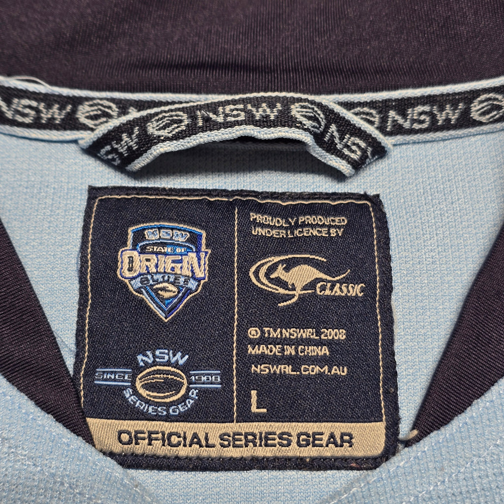 NSW Blues (Circa 2010) Jersey - "Large" (Medium)