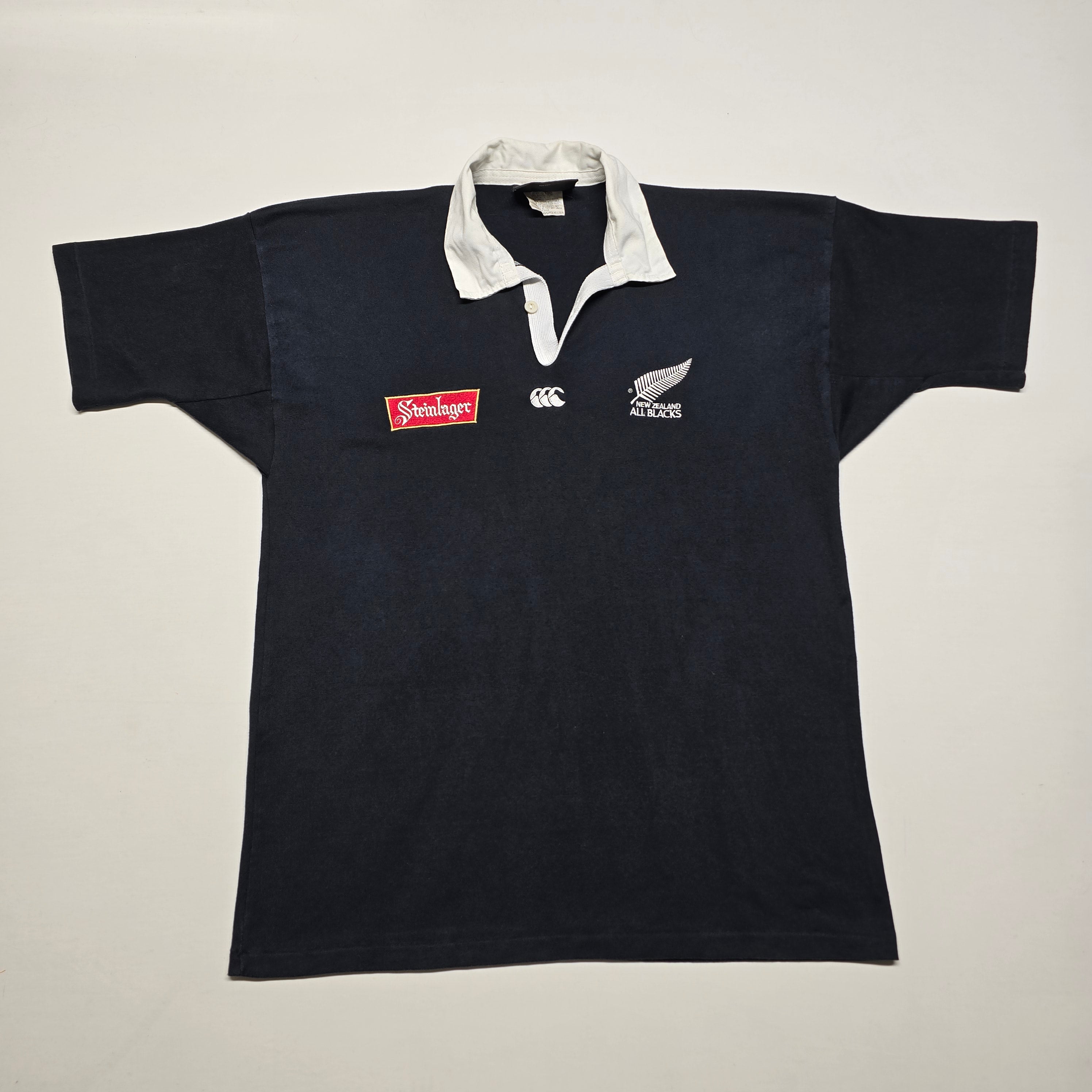 All Blacks 1994/95 Steinlager Home Jersey (Short Sleeve) - Large