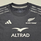 Black Ferns 2024 Training T-shirt - Womens M (12-14)