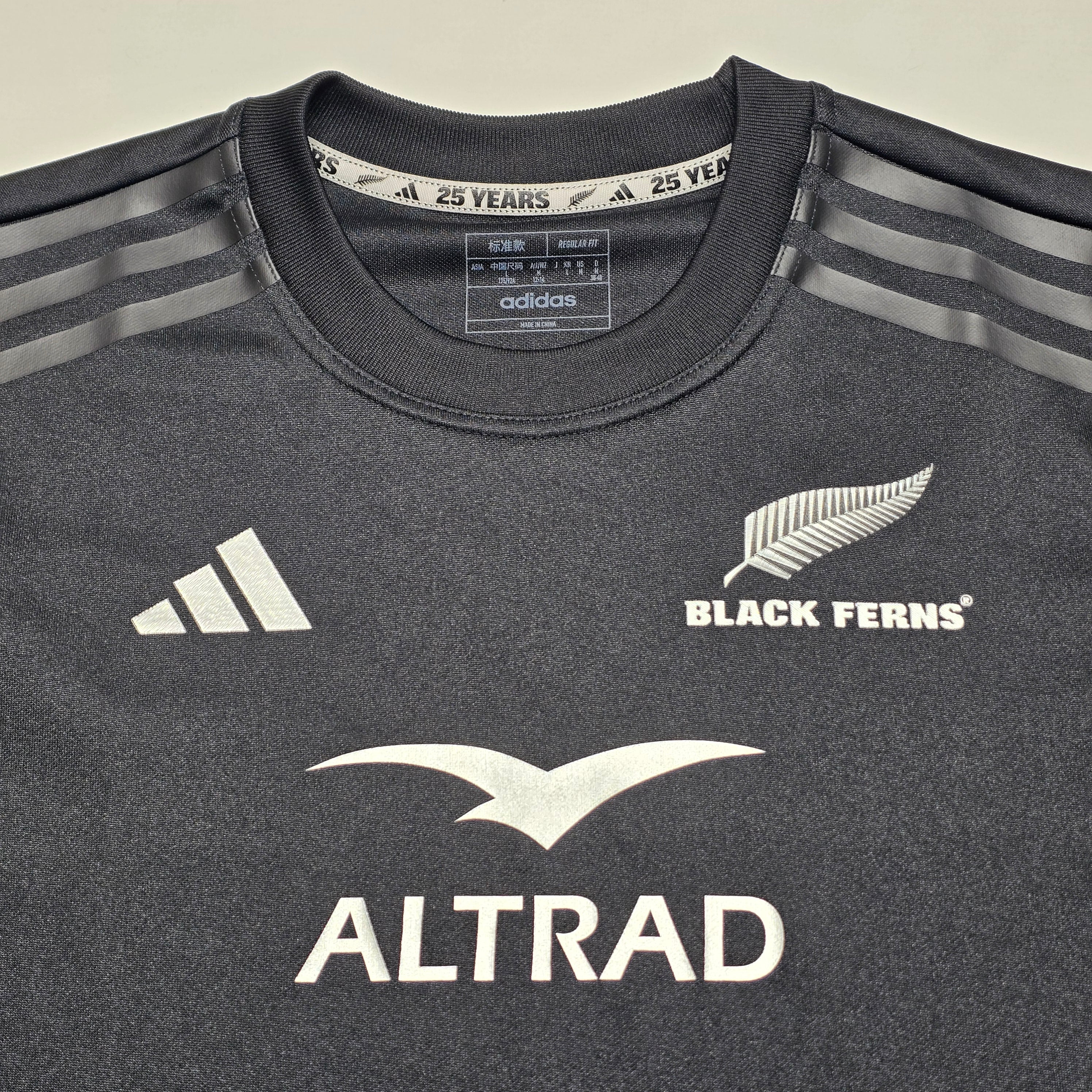 Black Ferns 2024 Training T-shirt - Womens M (12-14)