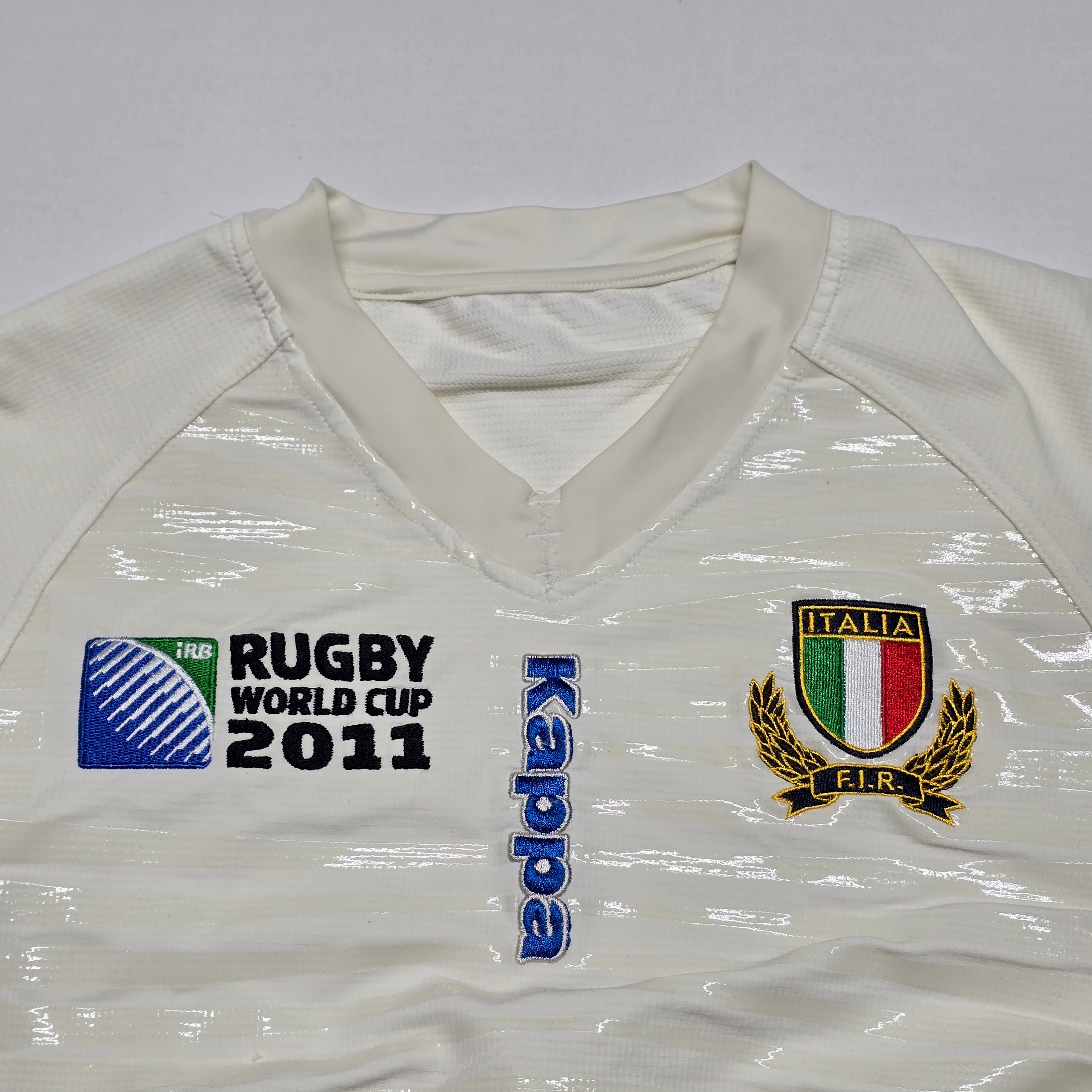 Italy 2011 RWC Players Jersey - Large/Small