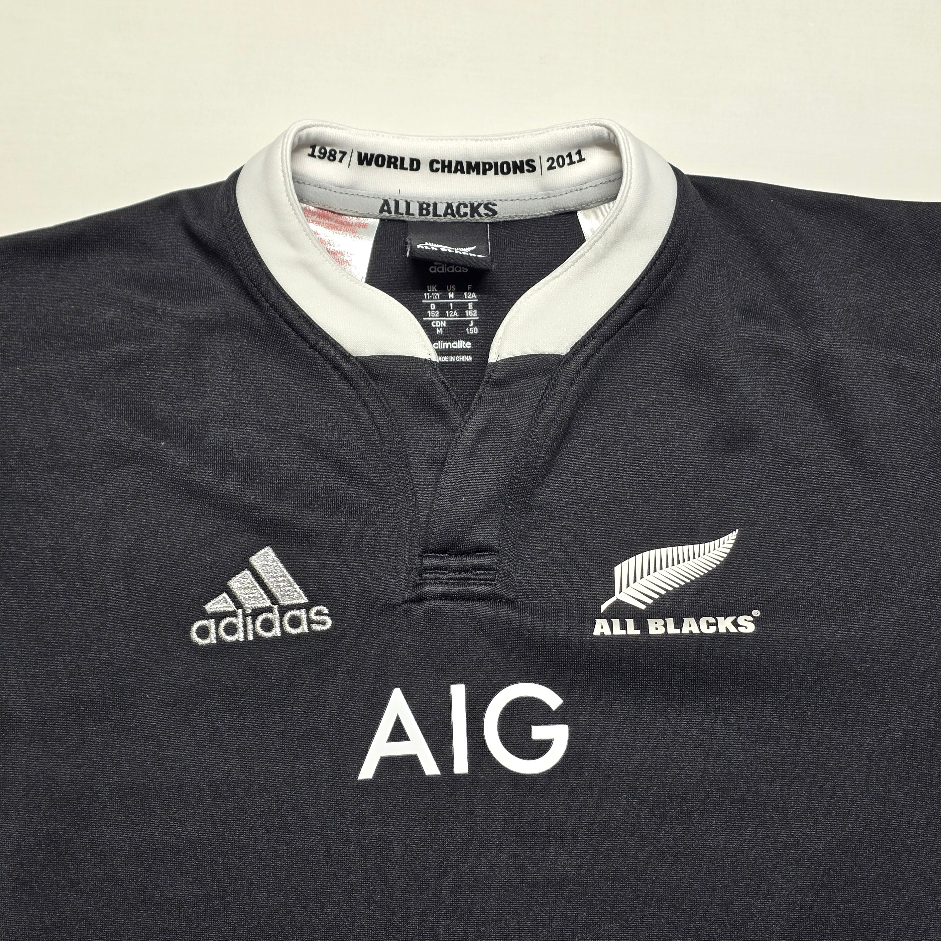 All Blacks 2013/14 Home Jersey - 11/12YRS