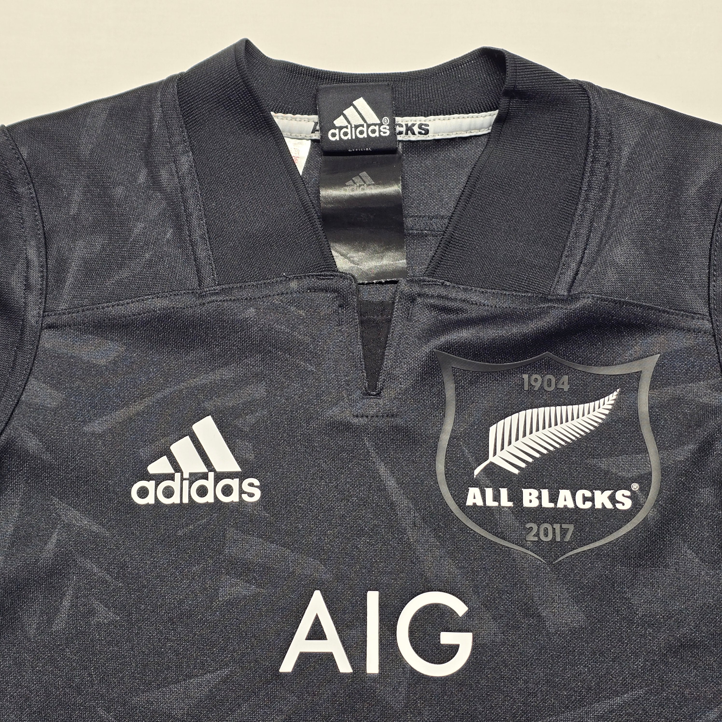 All Blacks 2017 Territories Jersey - 7/8Yrs