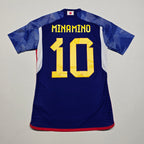 Japan #10 Minamino 2022 Home Shirt - XS
