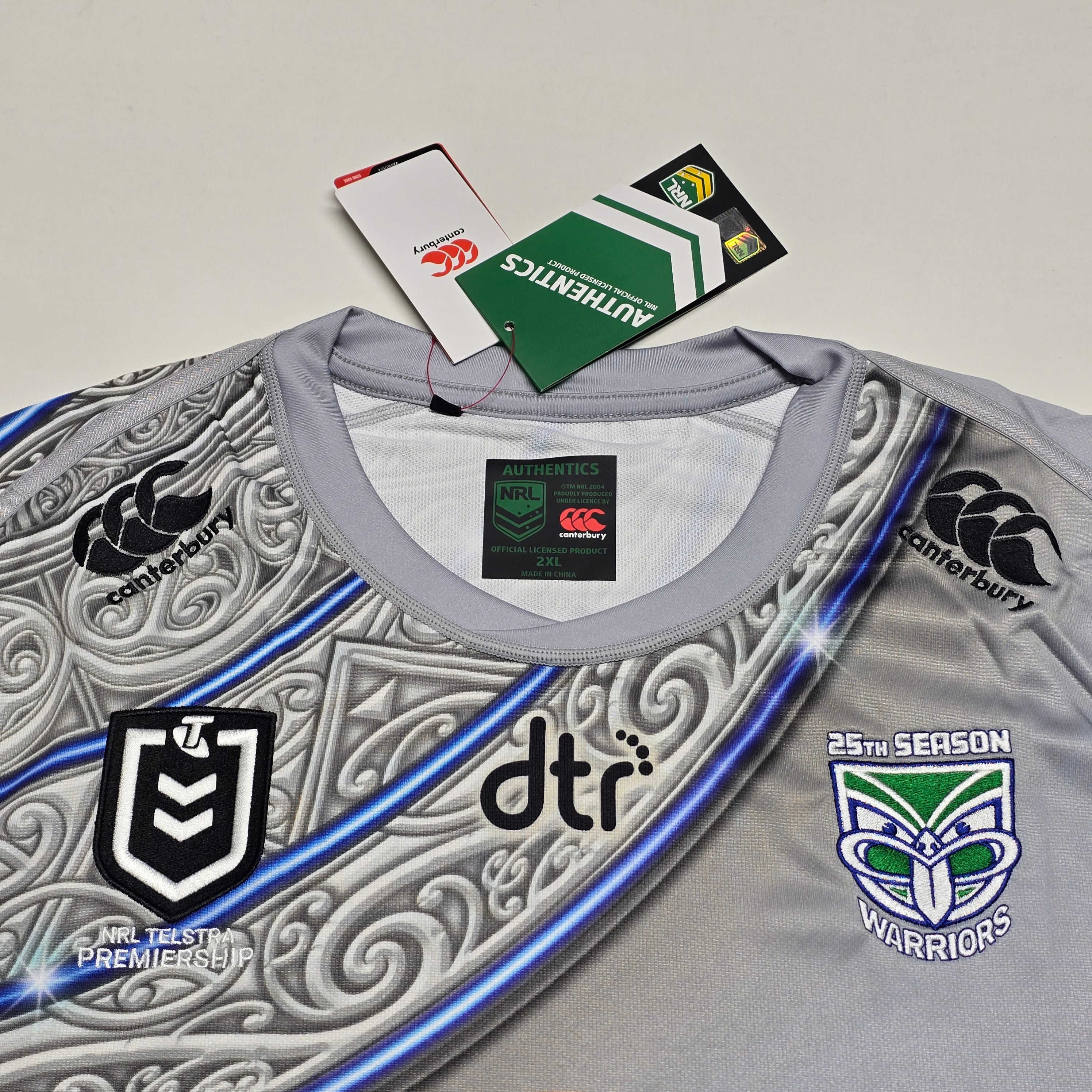 NZ Warriors 2019 Indigenous Jersey (BNWT'S) - 2XL