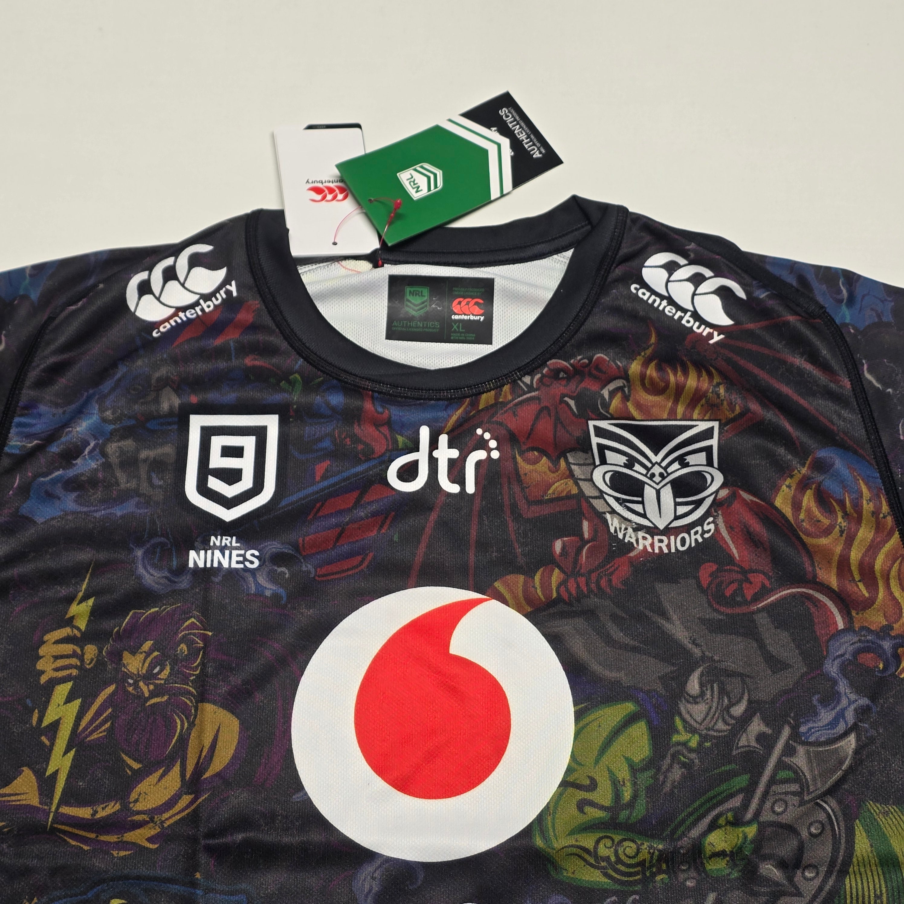 NZ Warriors 2020 Nines Jersey (BNWT'S) - XL