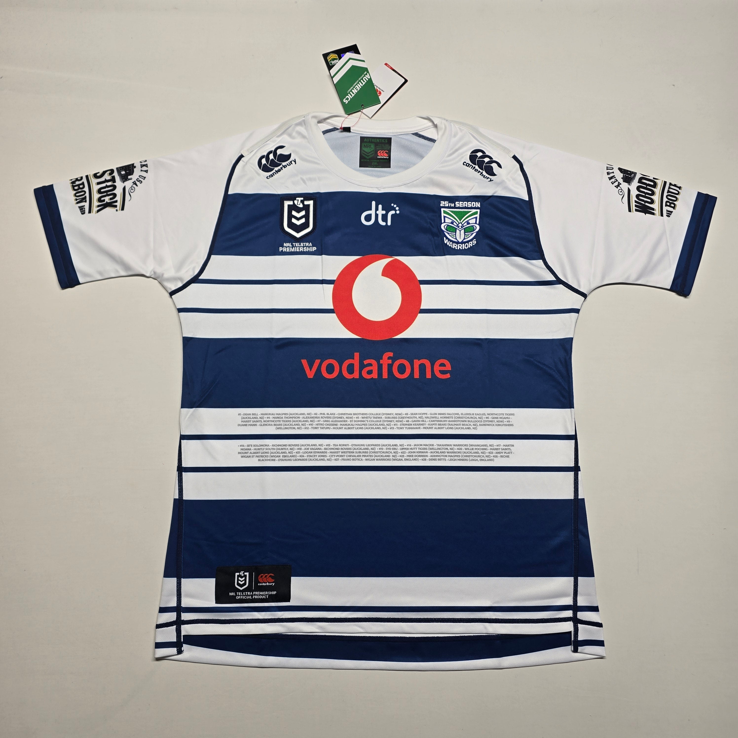 NZ Warriors 2019 Heritage Jersey (BNWT'S) - 2XL