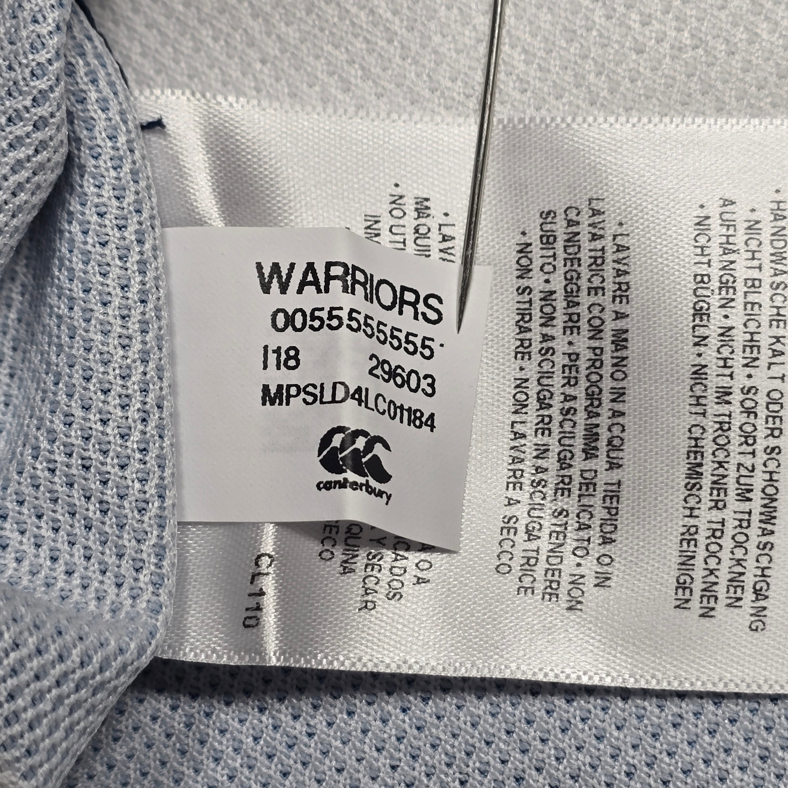 NZ Warriors 2019 Heritage Jersey (BNWT'S) - 2XL