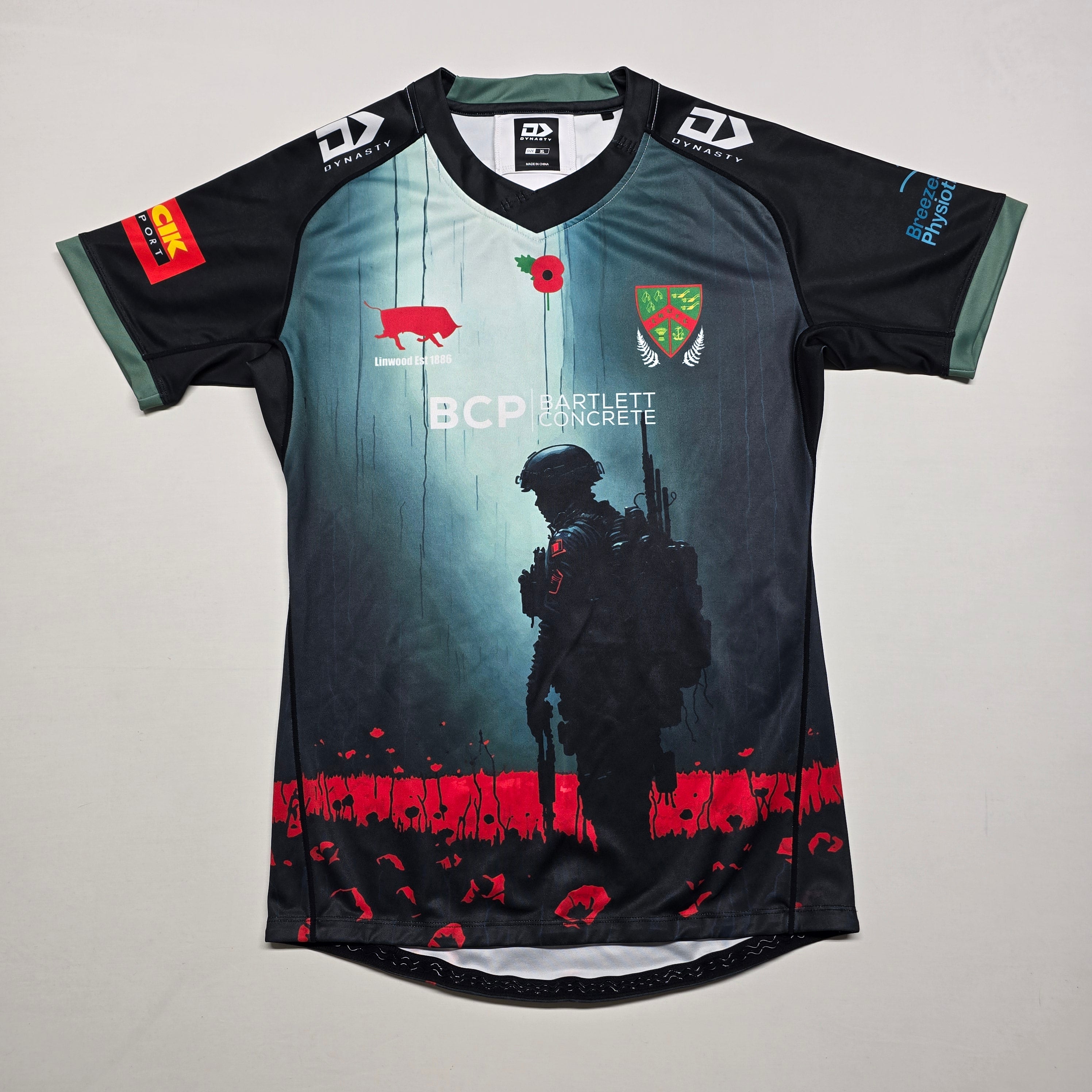 Linwood RFC #12 ANZAC Jersey - XL (Medium)