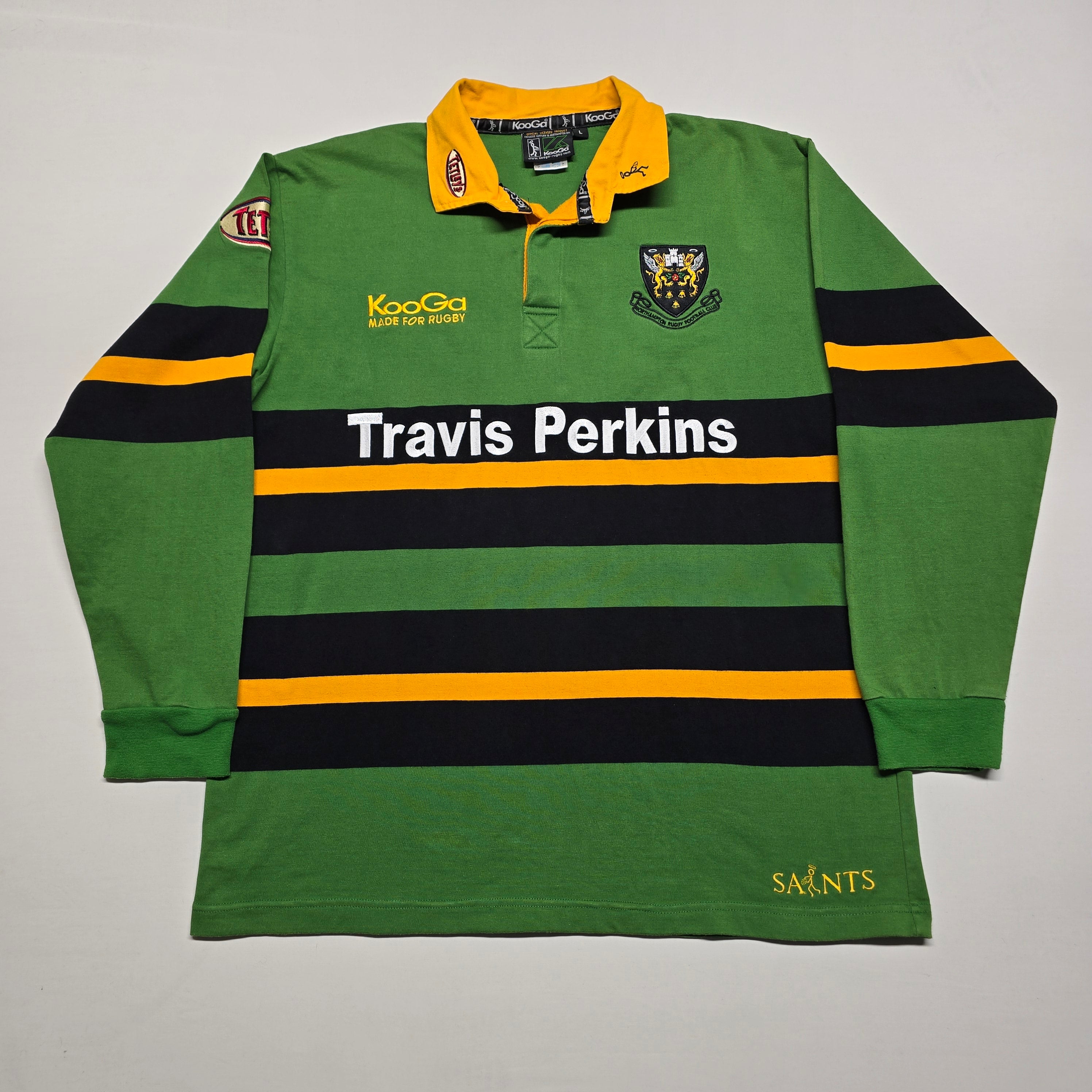 Northampton Saints 2002/03 Long-Sleeve Rugby Jersey - Large