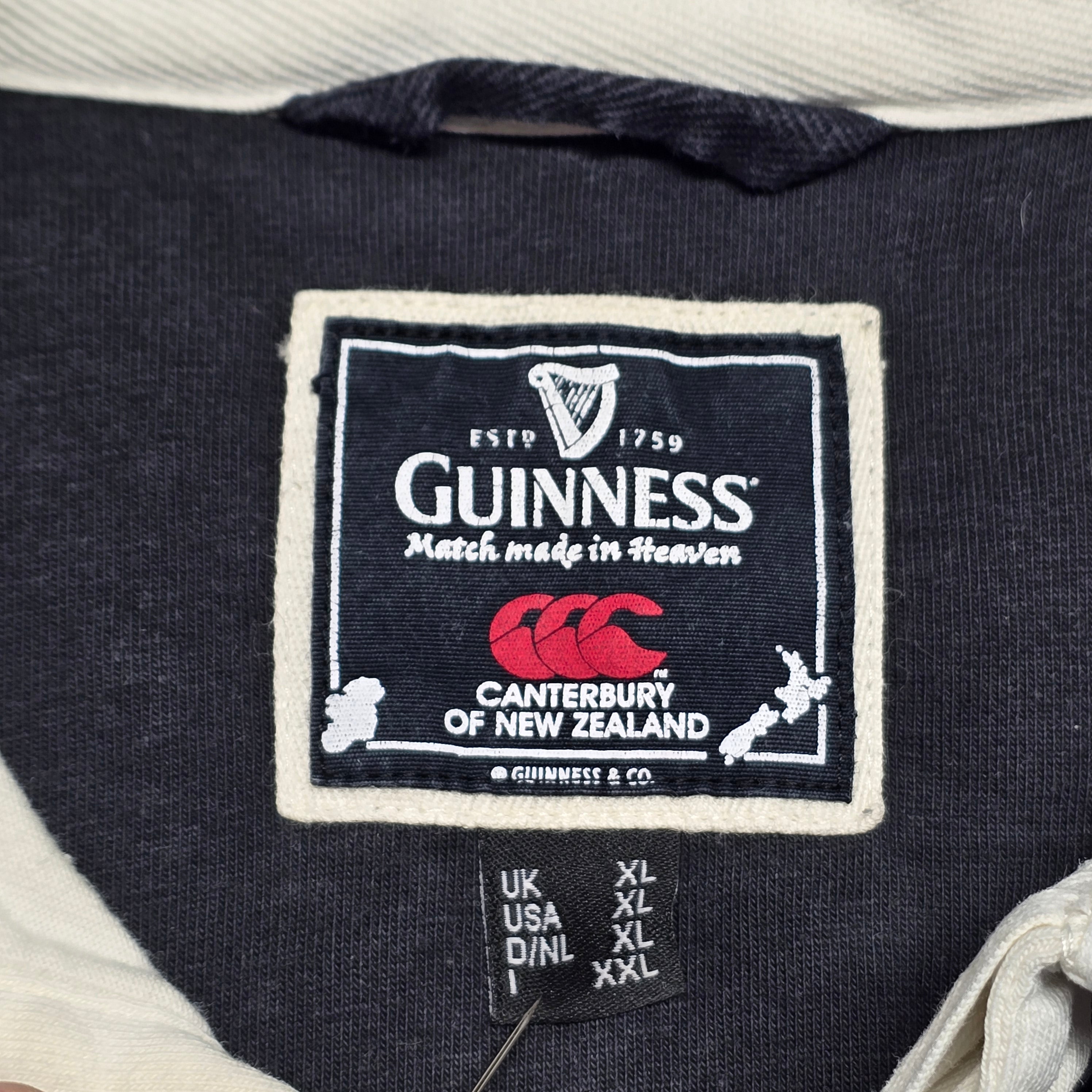 Guinness Long-Sleeve Rugby Jersey - "XL" (Large)