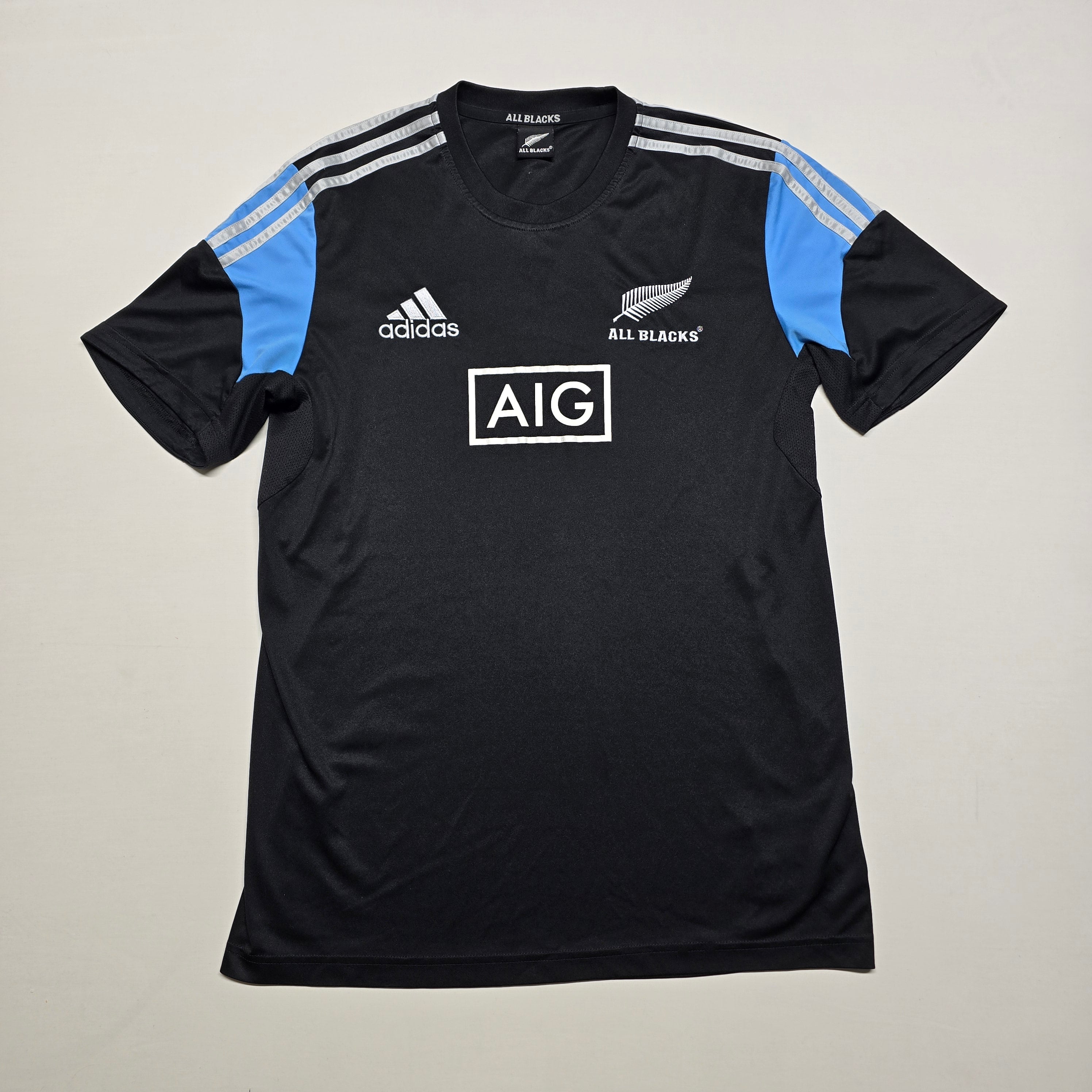 All Blacks 2013 Training T-Shirt (Team Issued "RC") - Medium