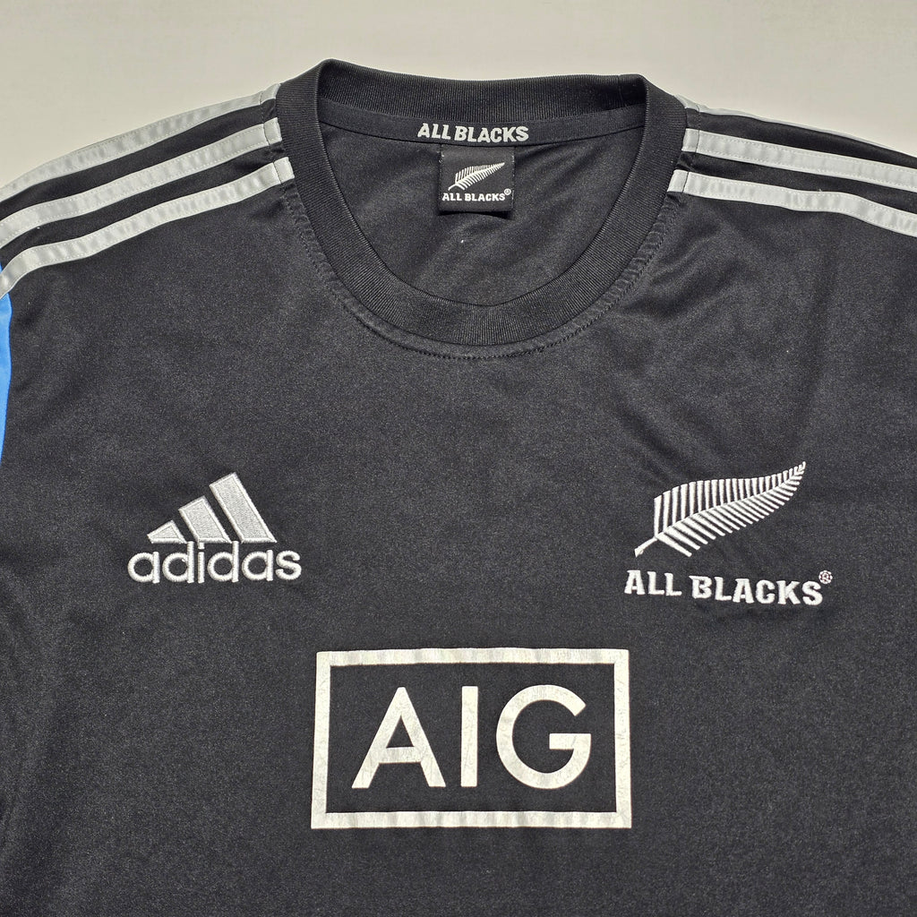 All Blacks 2013 Training T-Shirt (Team Issued "RC") - Medium