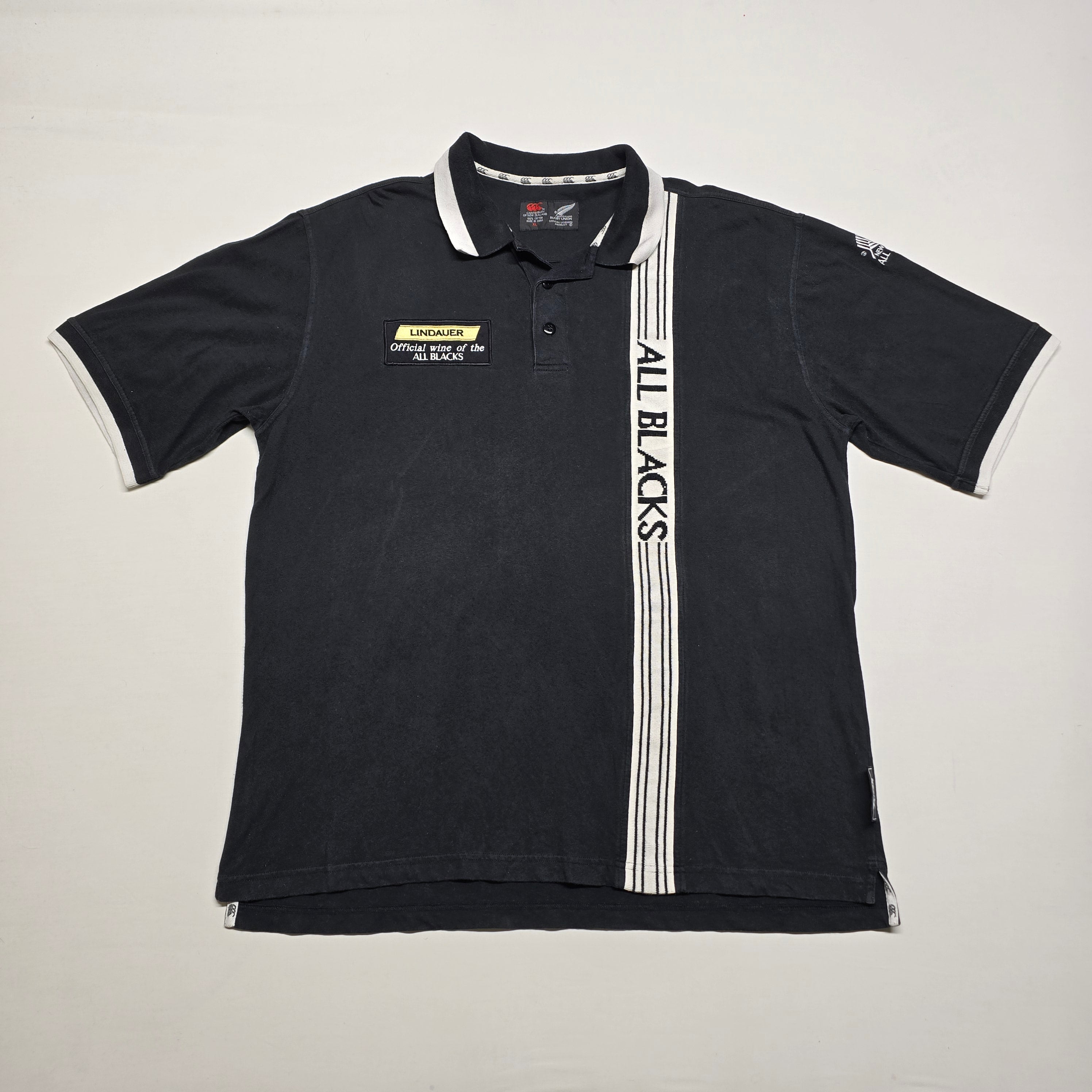 All Blacks 1990's Polo - XL
