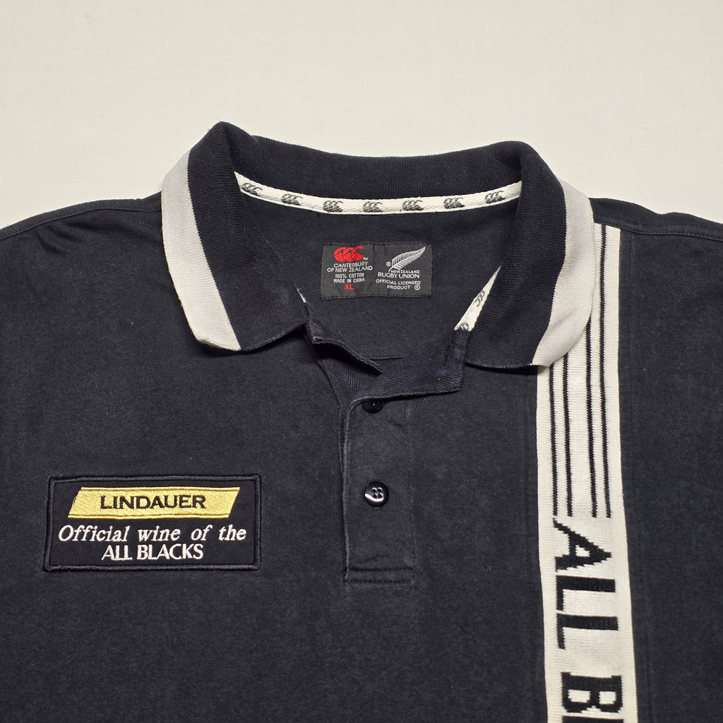 All Blacks 1990's Polo - XL