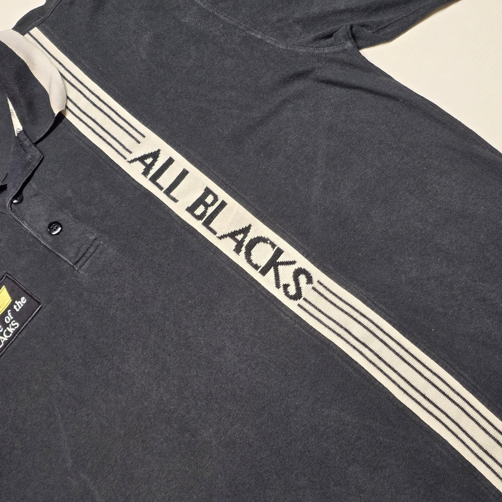 All Blacks 1990's Polo - XL