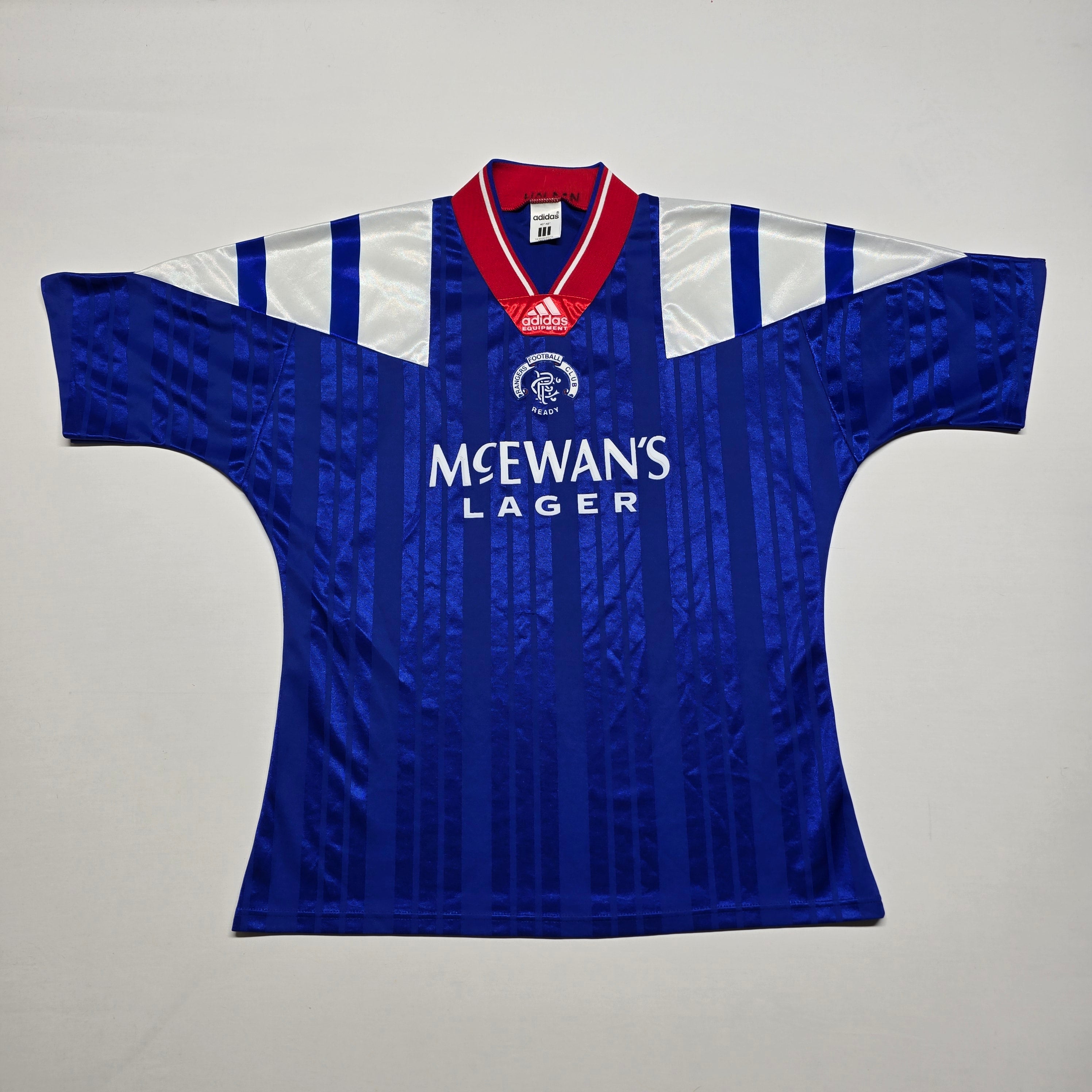 Glasgow Rangers 1992-94 Home Shirt - 40"-42"(Large)